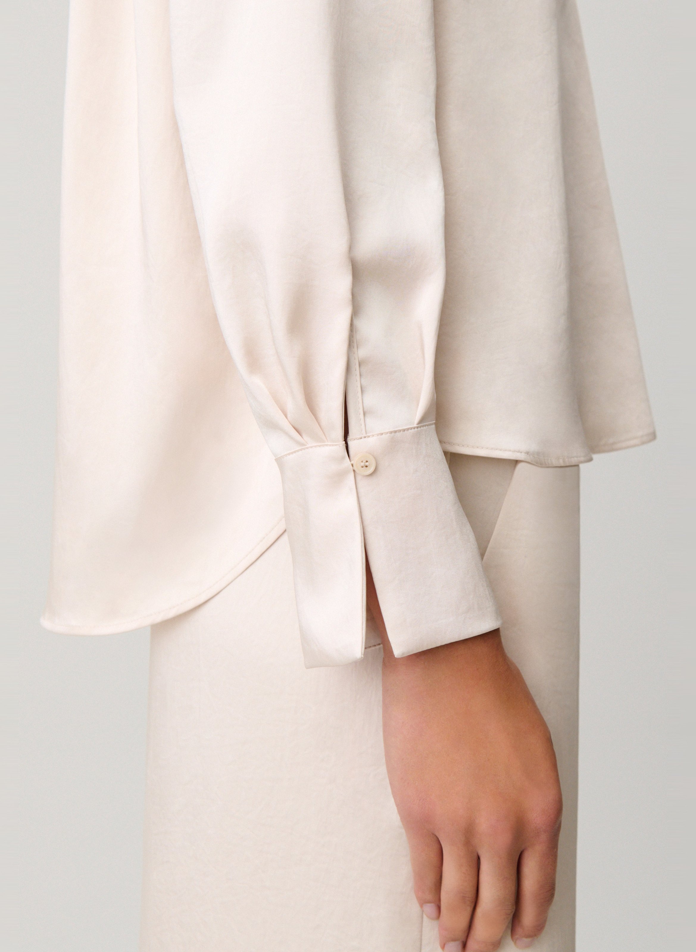 Blouse col classique CLAUDIE PIERLOT Blanc