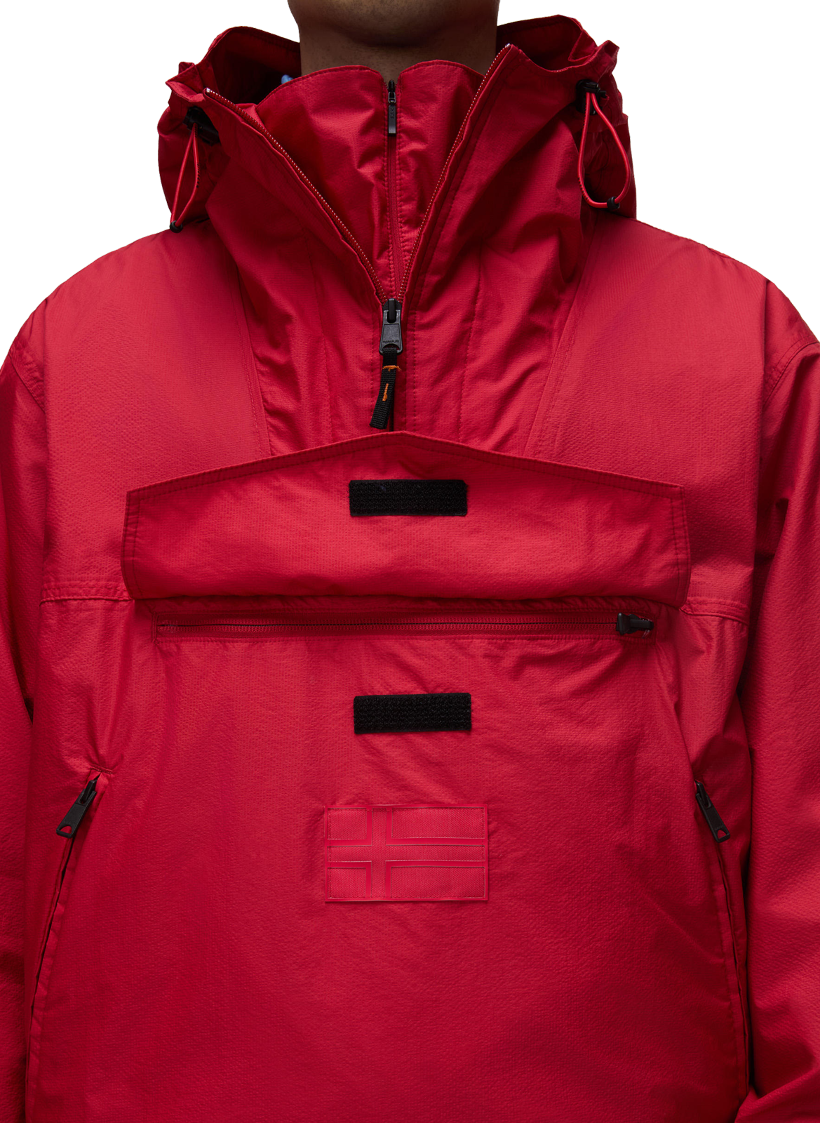 Veste anorak Rainforest à capuche NAPAPIJRI Rouge