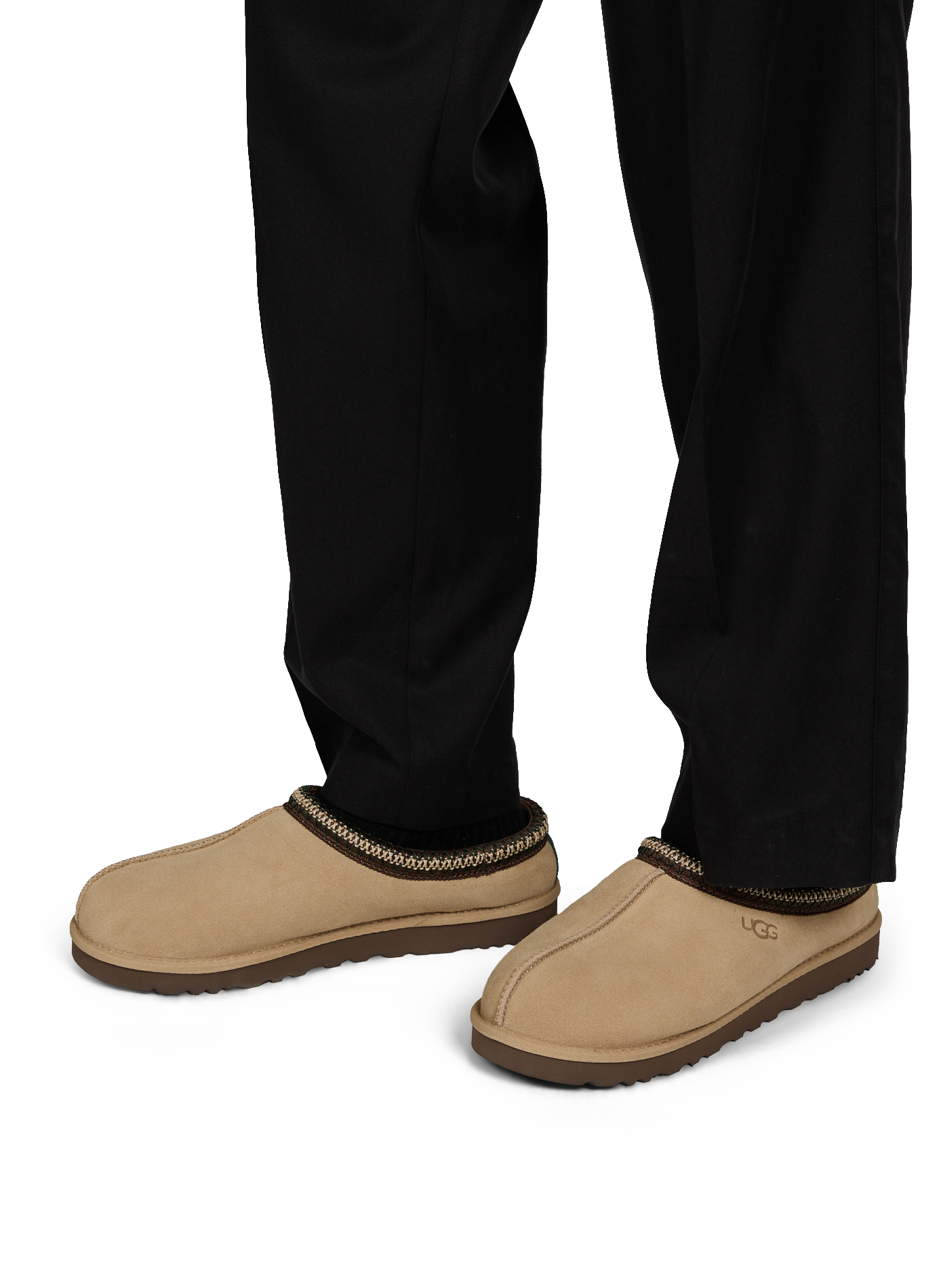 Fur-lined slippers Beige