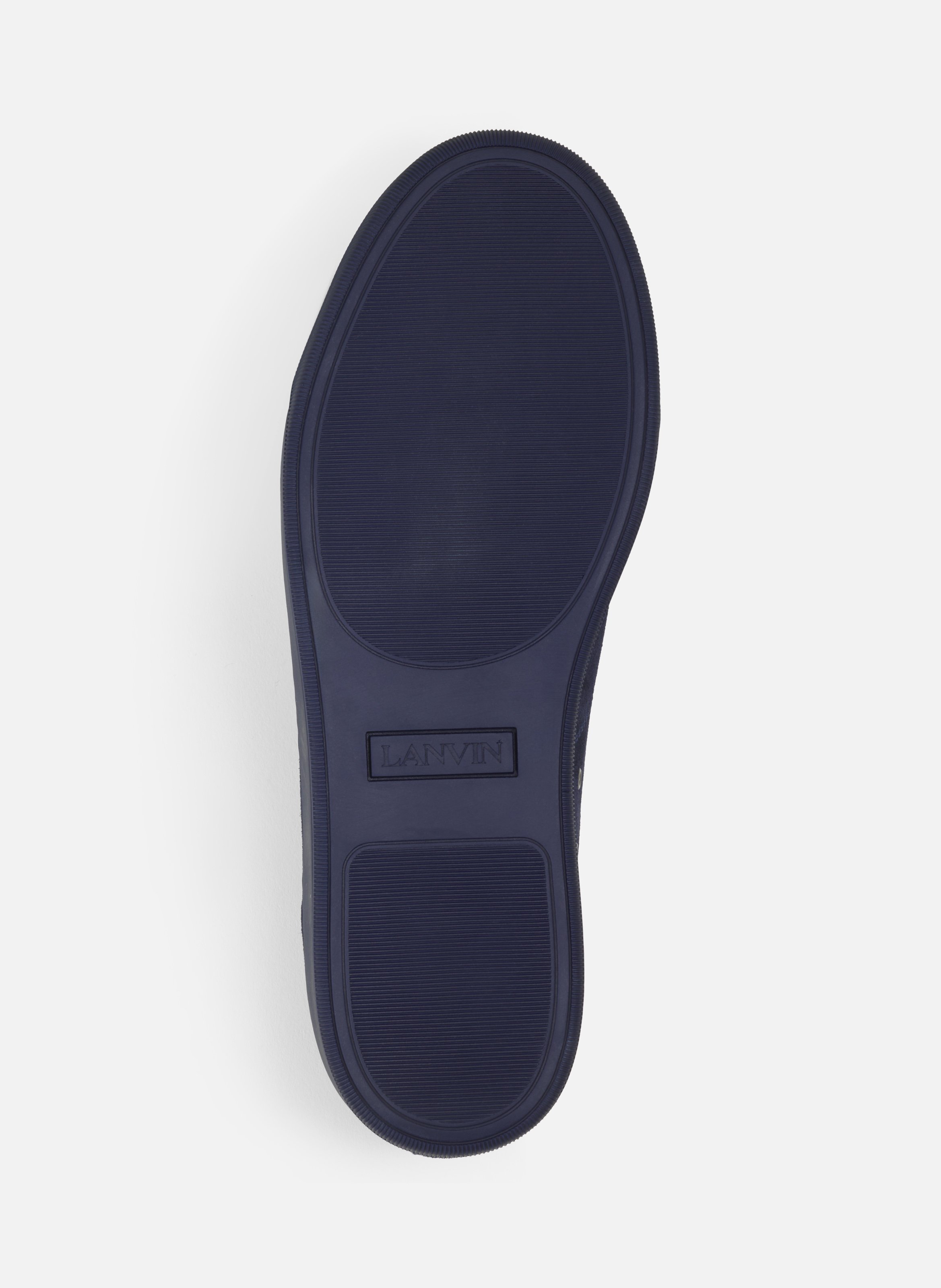 Sneakers dbb1 zip en suede LANVIN Bleu