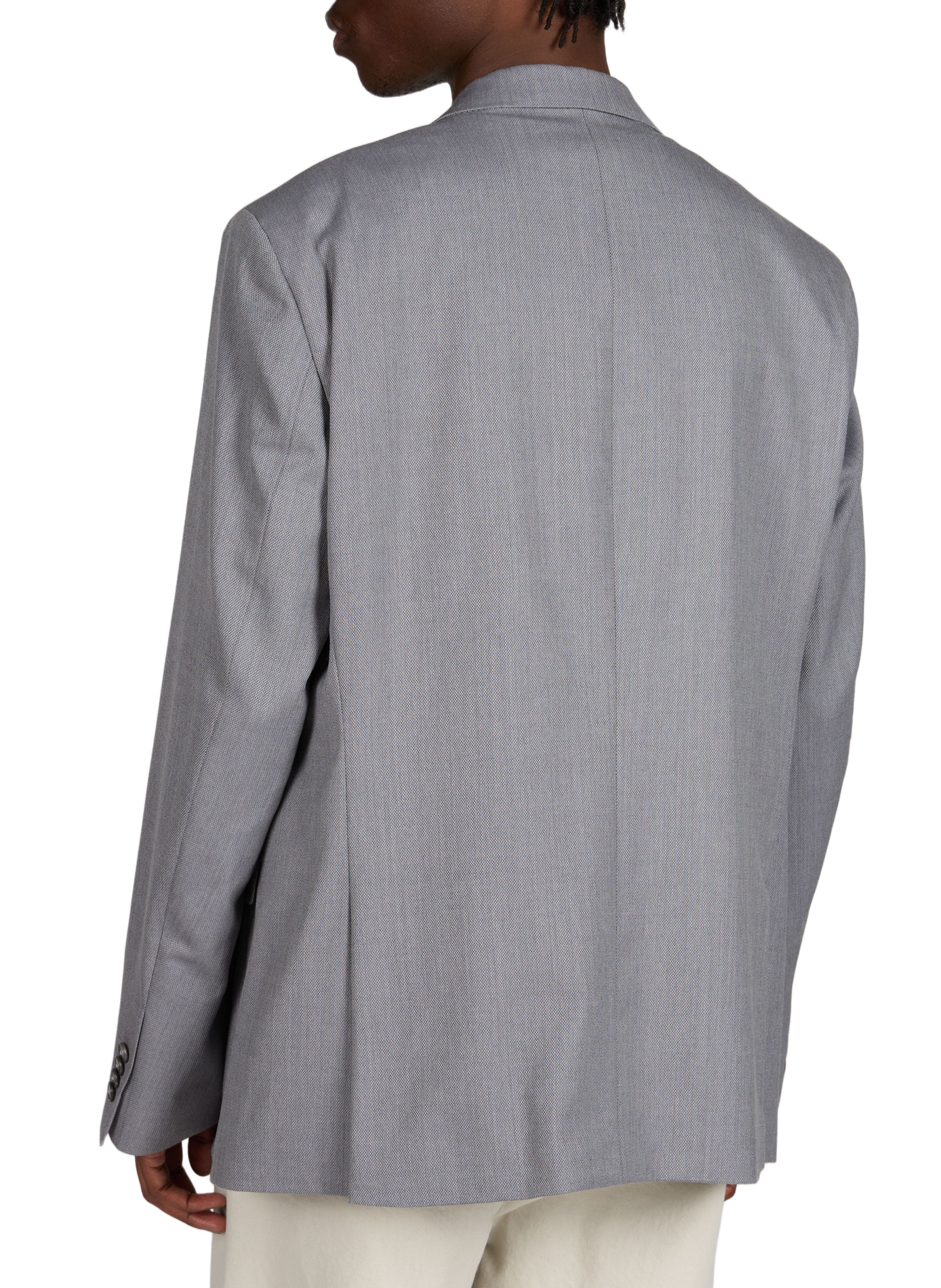 Fitted virgin wool blazer PIERRE CARDIN Blue