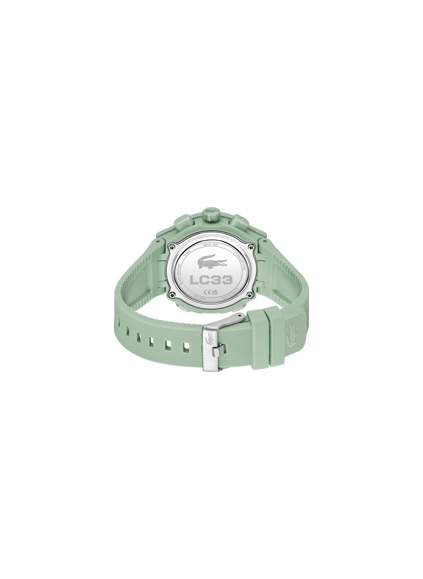 Montre quartz LC33 en silicone LACOSTE MONTRES Rose