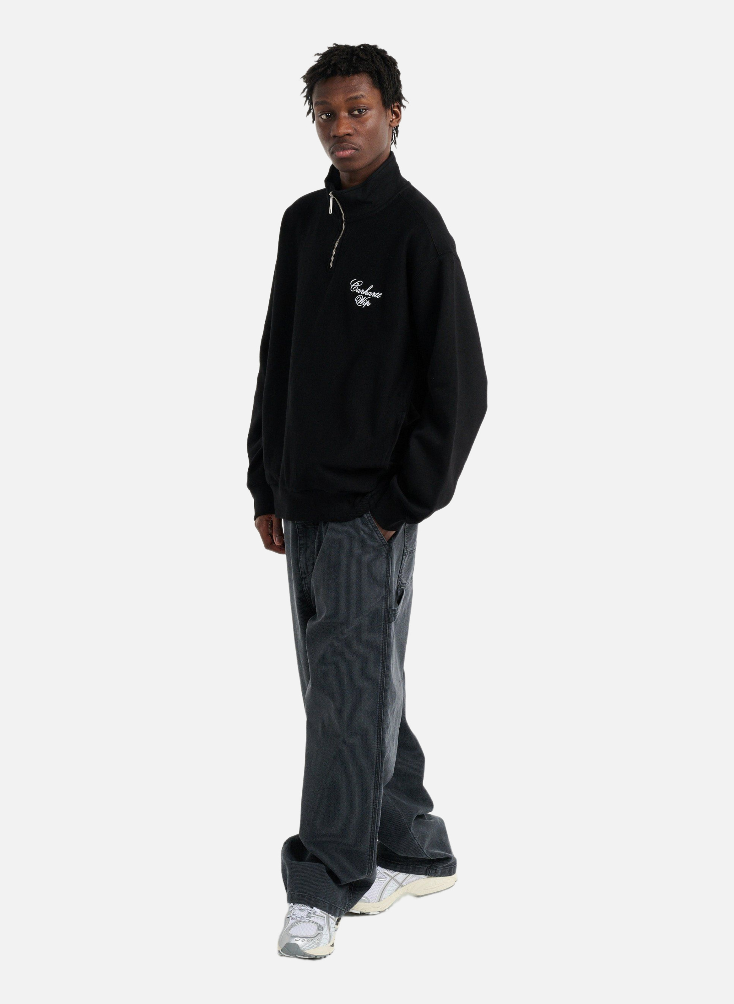 Sweat zippé longhand half zip sweat CARHARTT WIP Noir