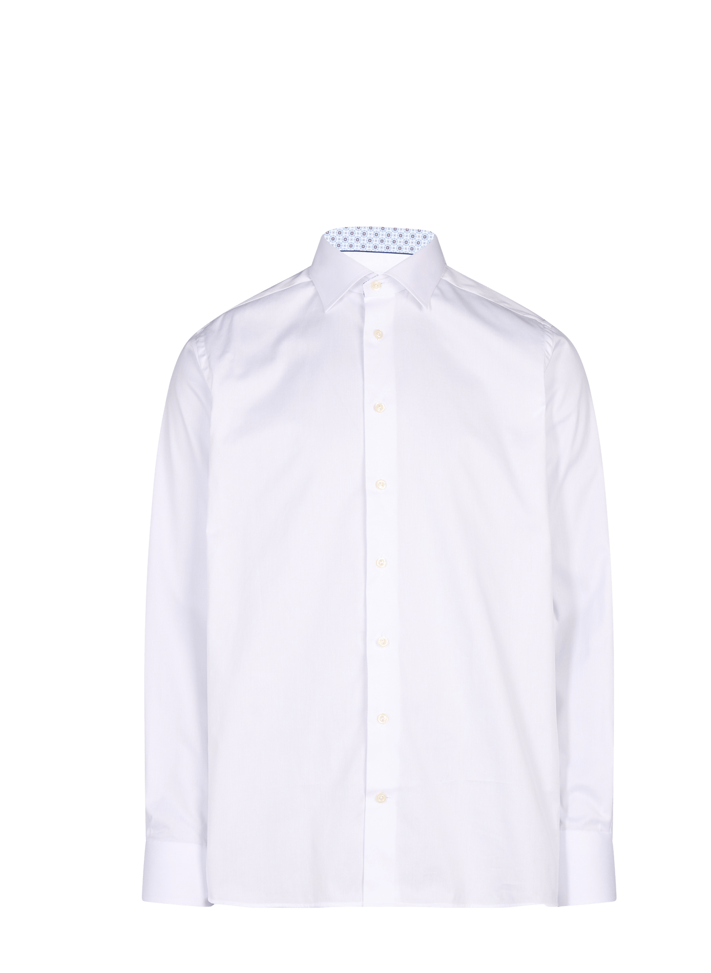 Chemise droite en coton ETON Blanc