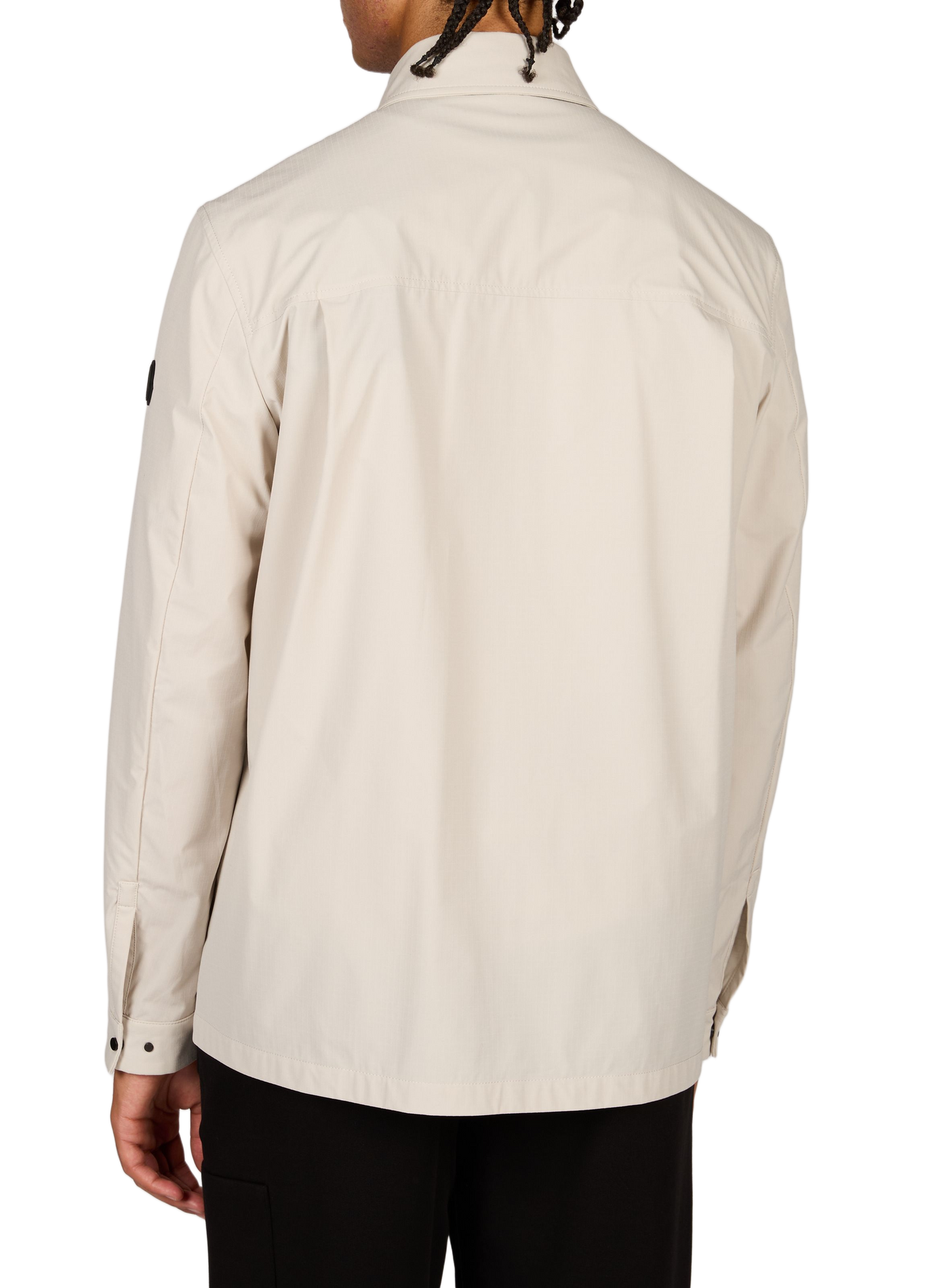 Straight shirt with zippers MONCLER Beige
