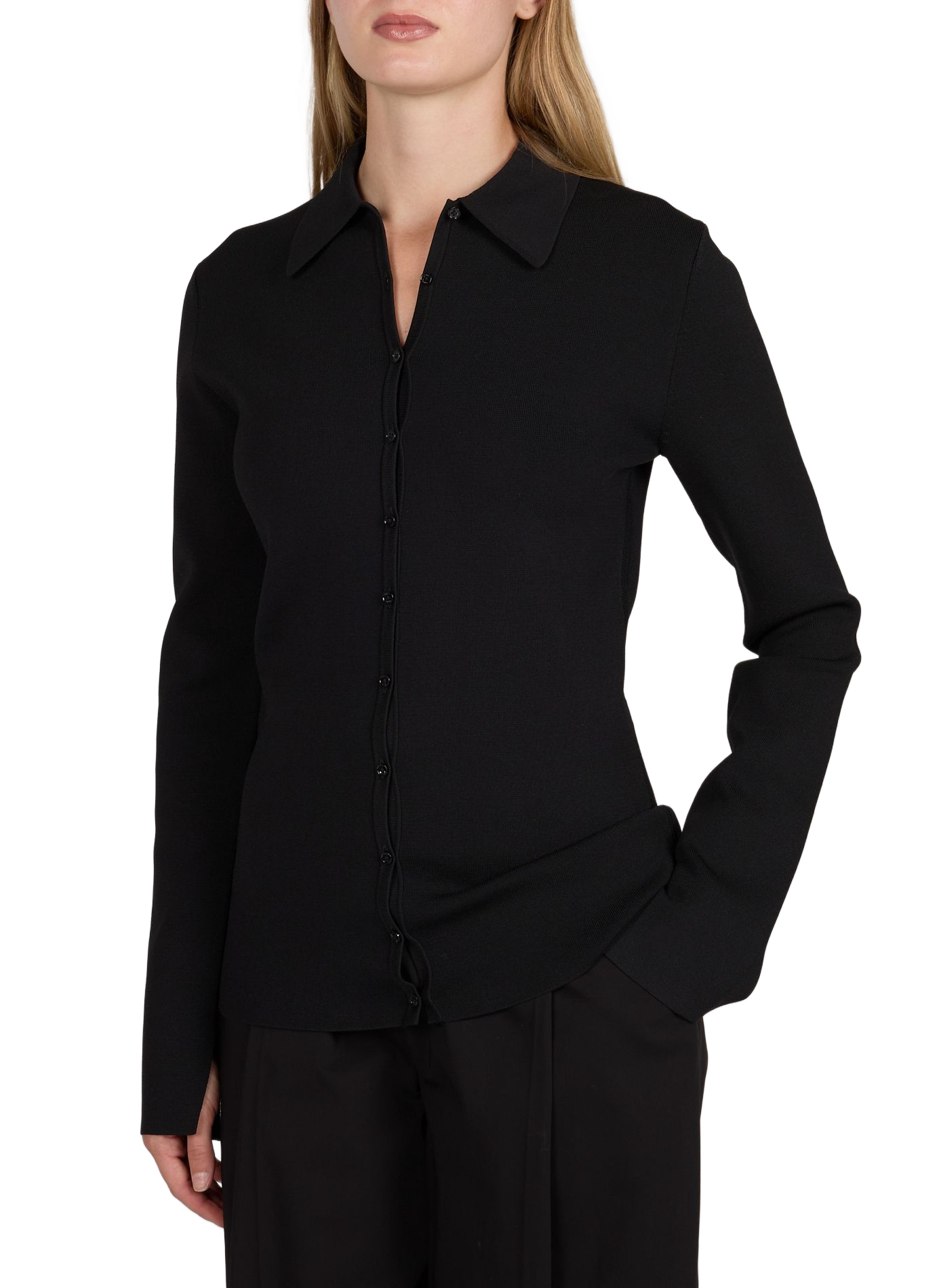 Fitted cardigan TOTEME Black