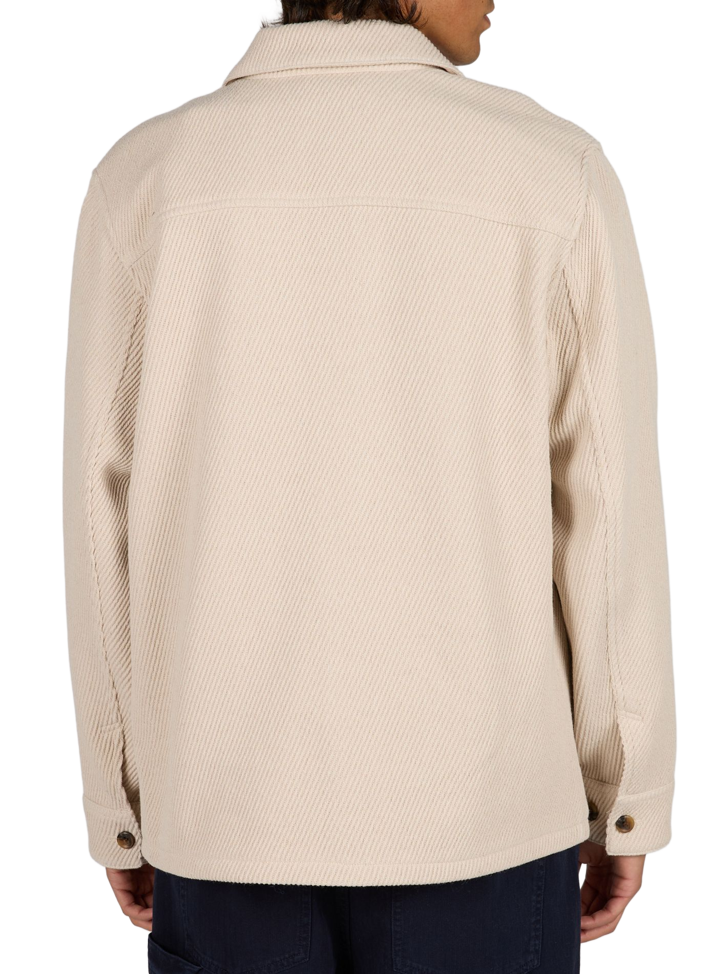 Straight buttoned striped jacket LES DEUX Beige