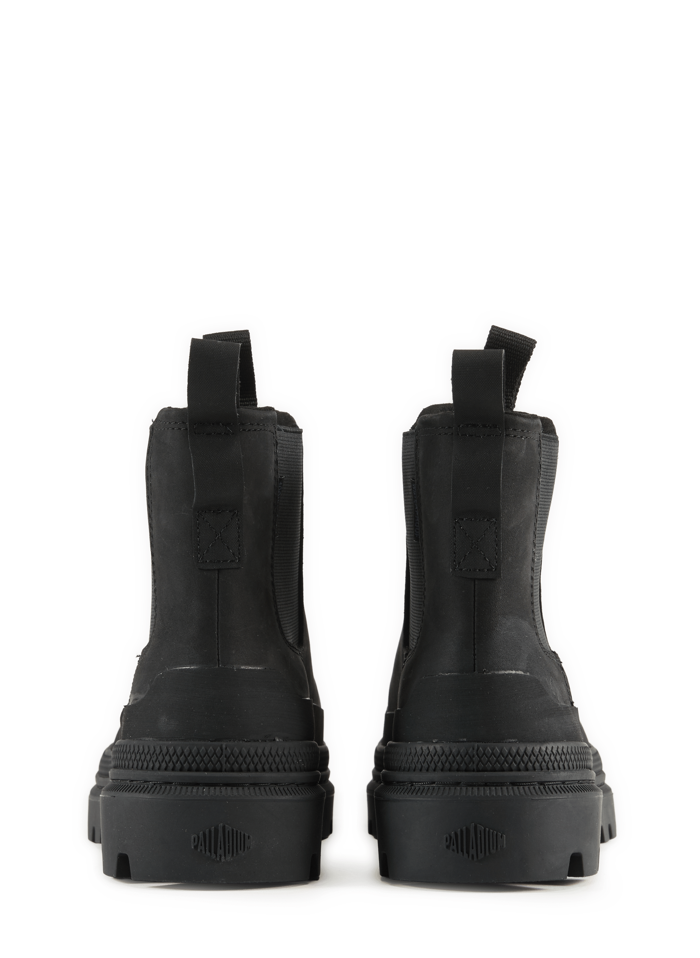 Trooper Chelsea Wp leather mixed boots PALLADIUM Black