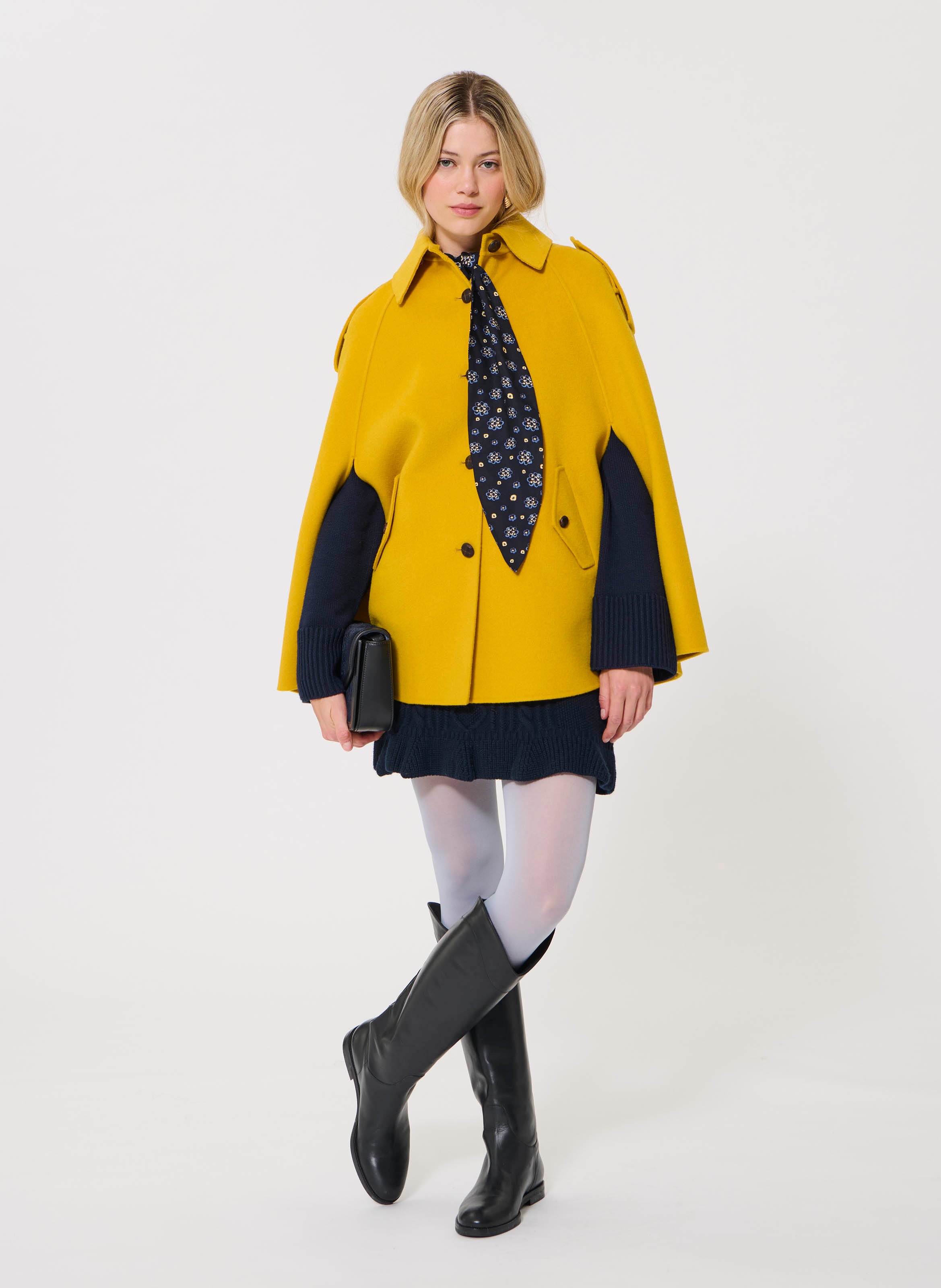 Manteau majorelle TARA JARMON Jaune