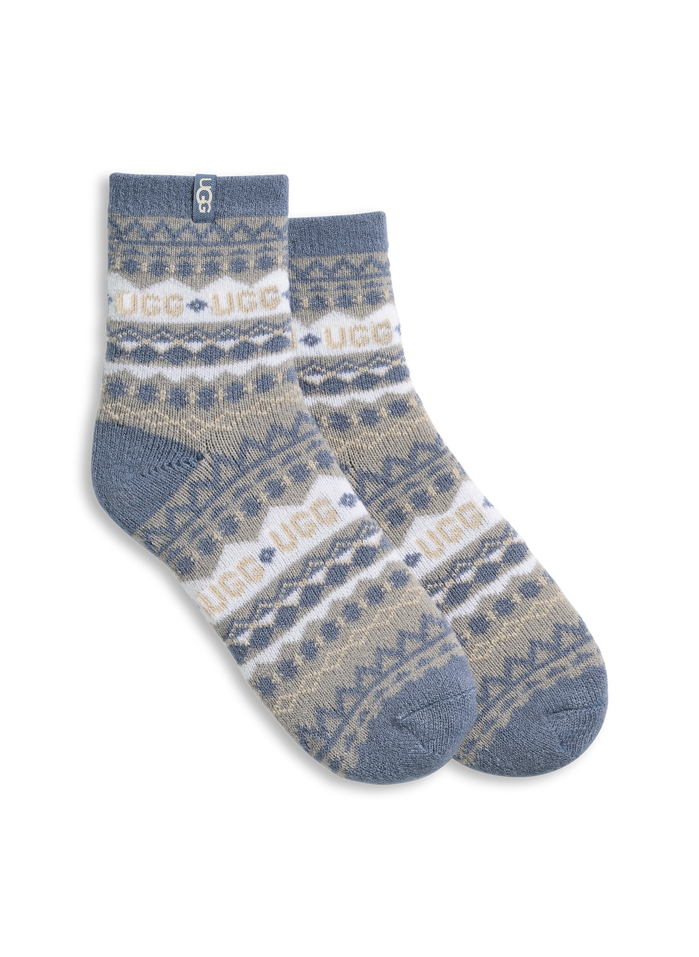 Mid-high double-layered socks UGG Grey