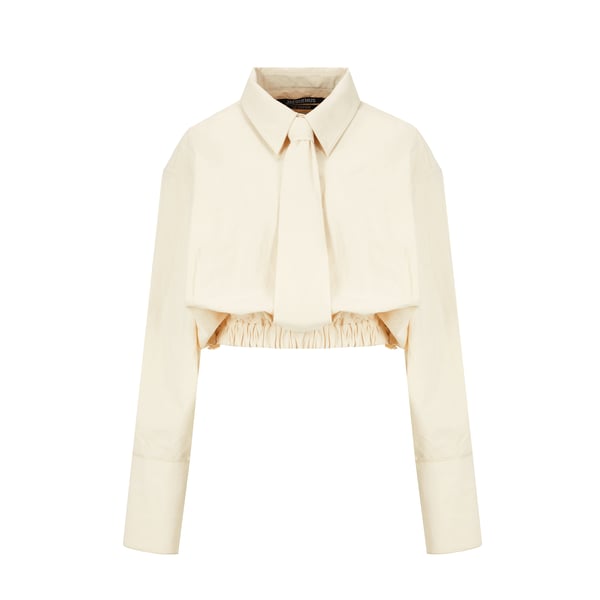 La chemise Cravate en coton