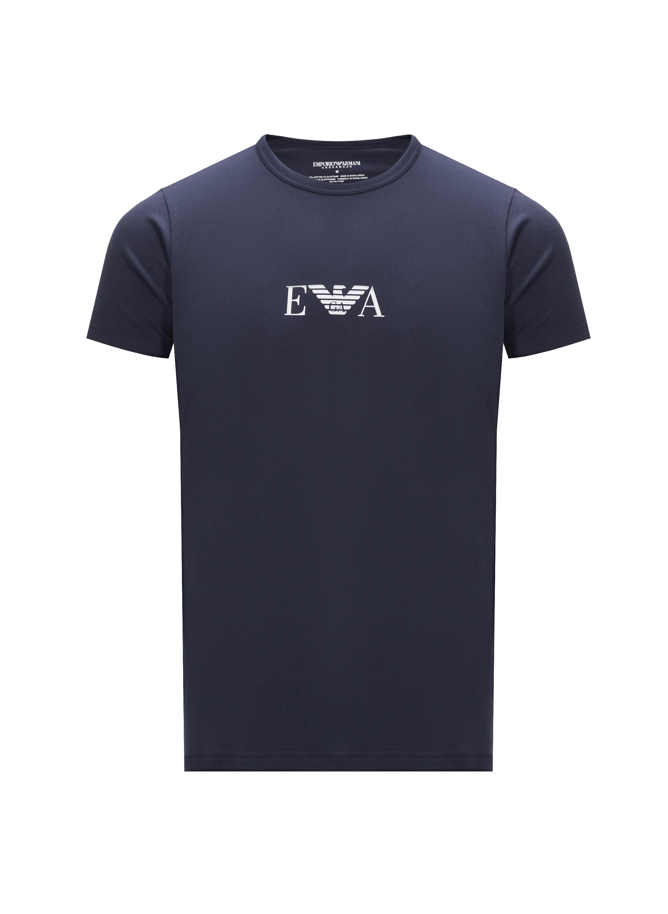 Pack of two cotton T-shirts  EMPORIO ARMANI Blue