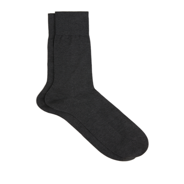 Falke Cotton Over-the-knee Socks In Black