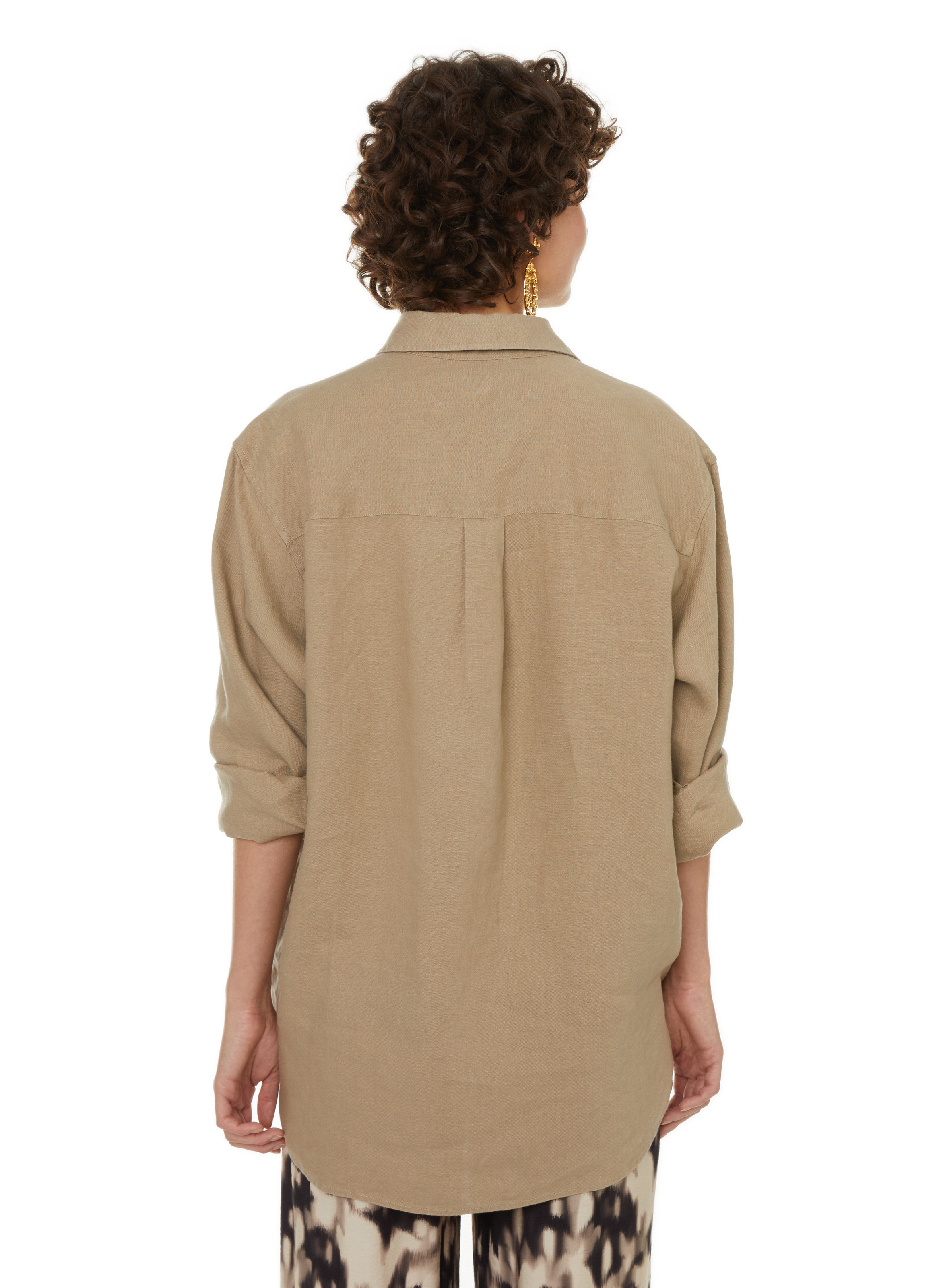Salova linen shirt SAMSOE SAMSOE Beige