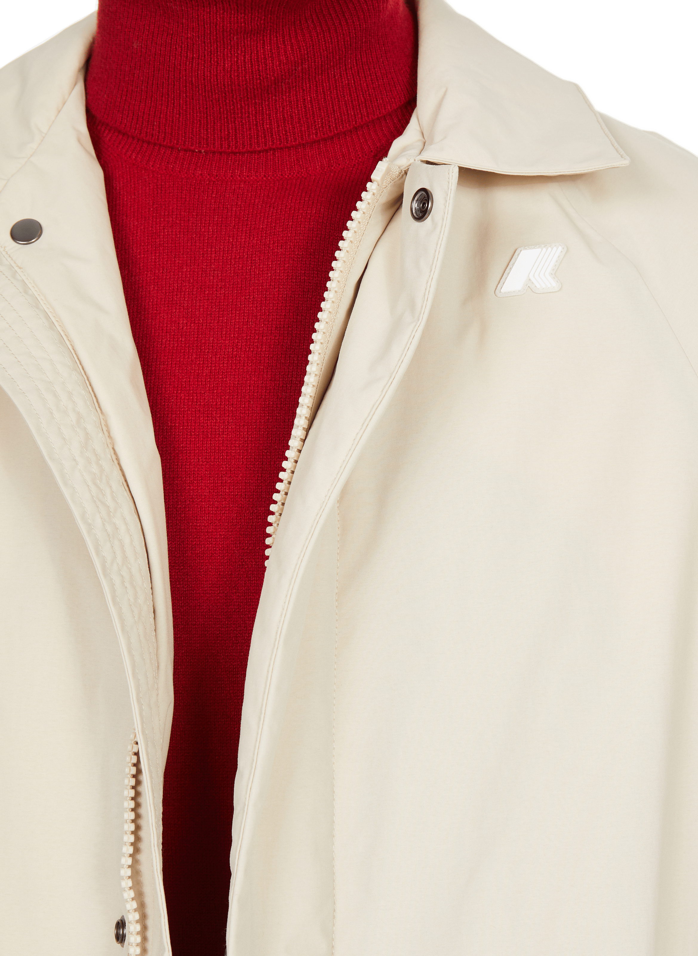 Parka Montague en nylon K-WAY Beige