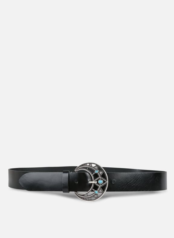 Ceinture en cuir boston Noir by BA&SH BA&SH Ceinture en cuir boston Noir