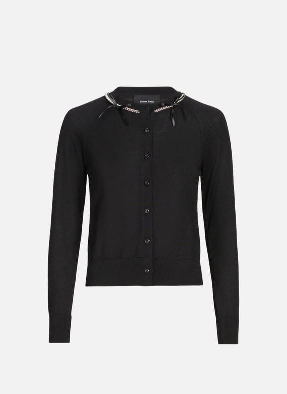 Cardigan en laine et soie  SIMONE ROCHA Cardigan en laine et soie  SIMONE ROCHA