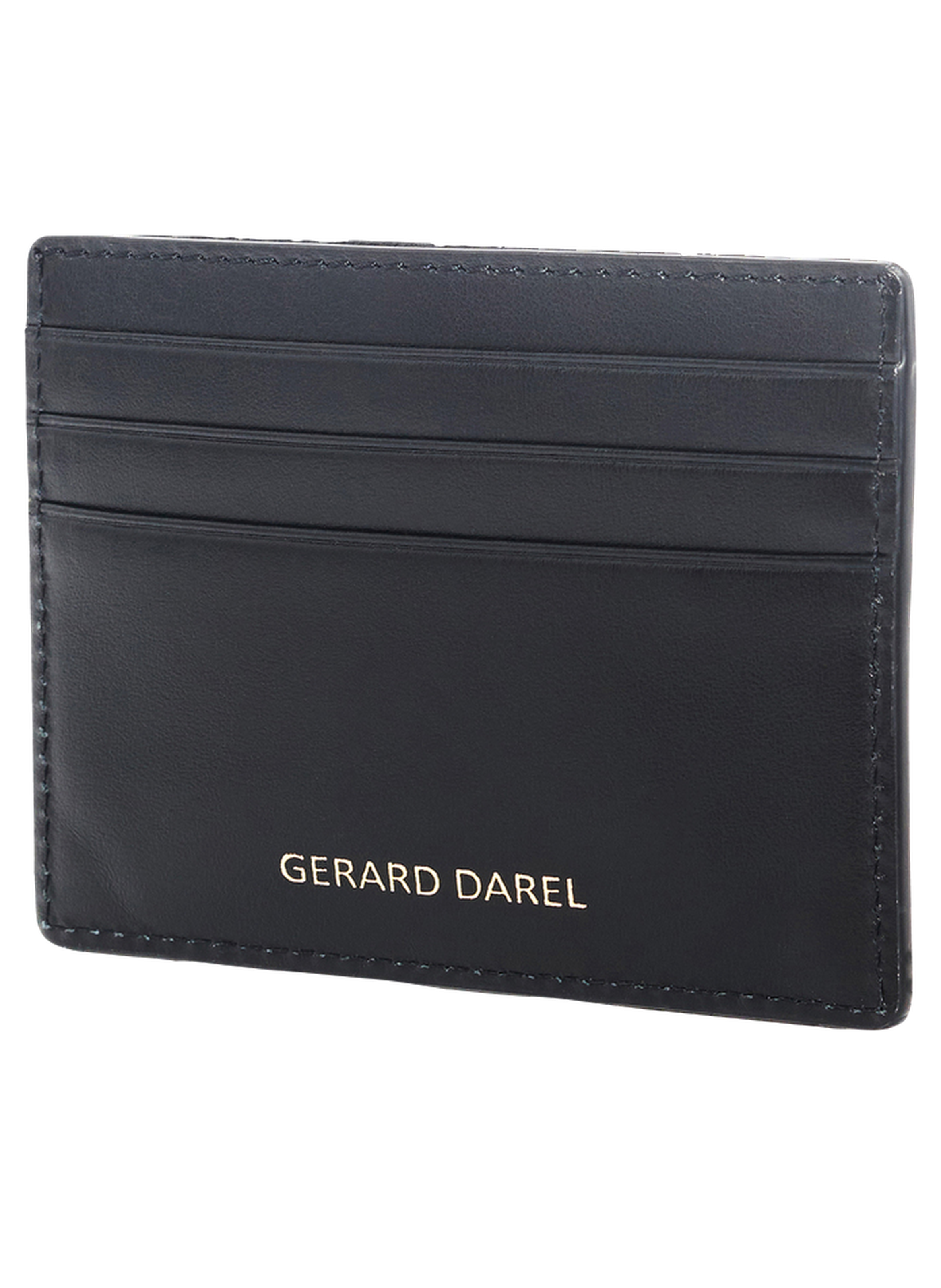 Porte carte en cuir - cardholder GERARD DAREL Noir
