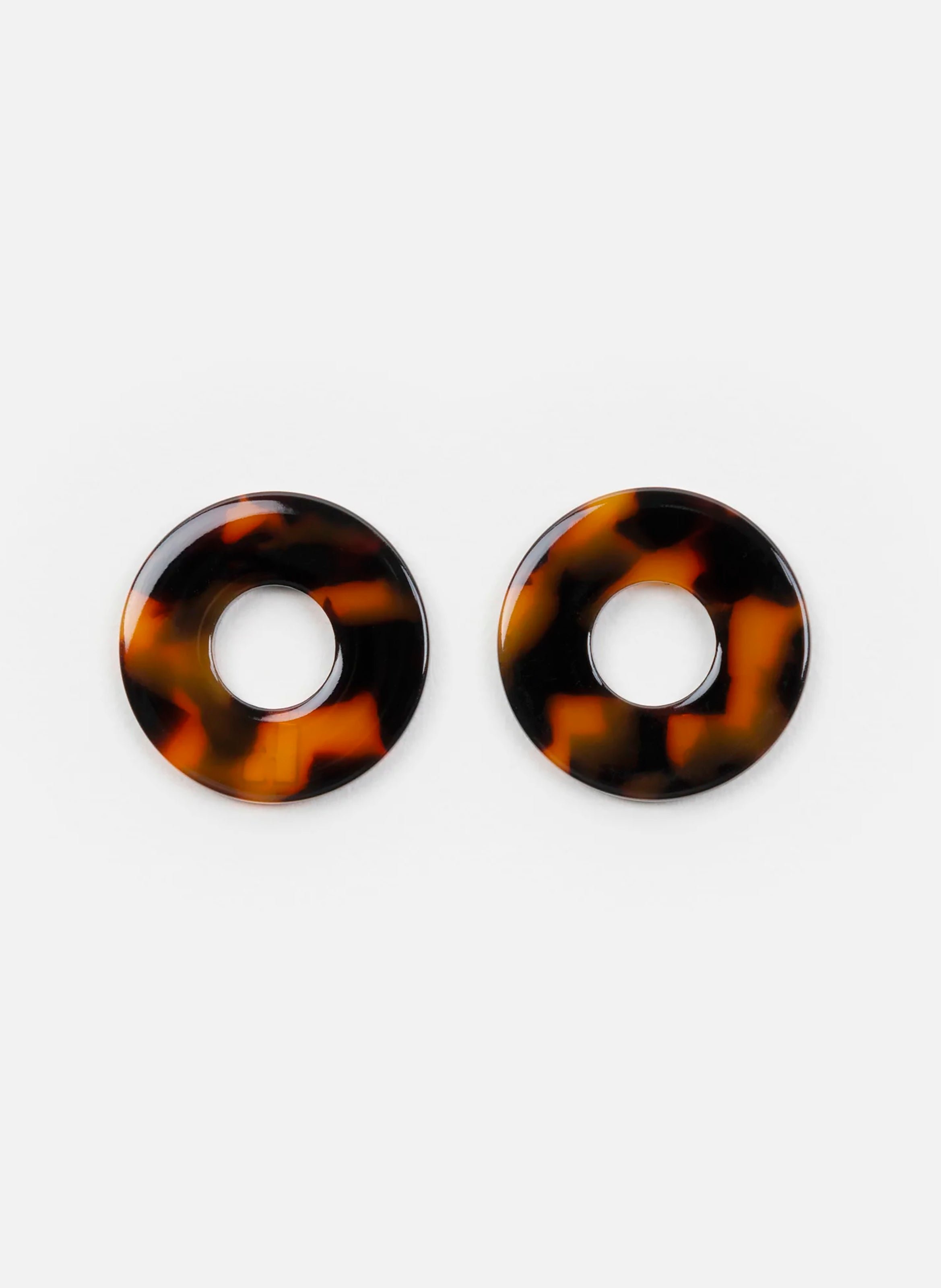 KURAGE GINZA Charms donuts en acétate de cellulose Marron
