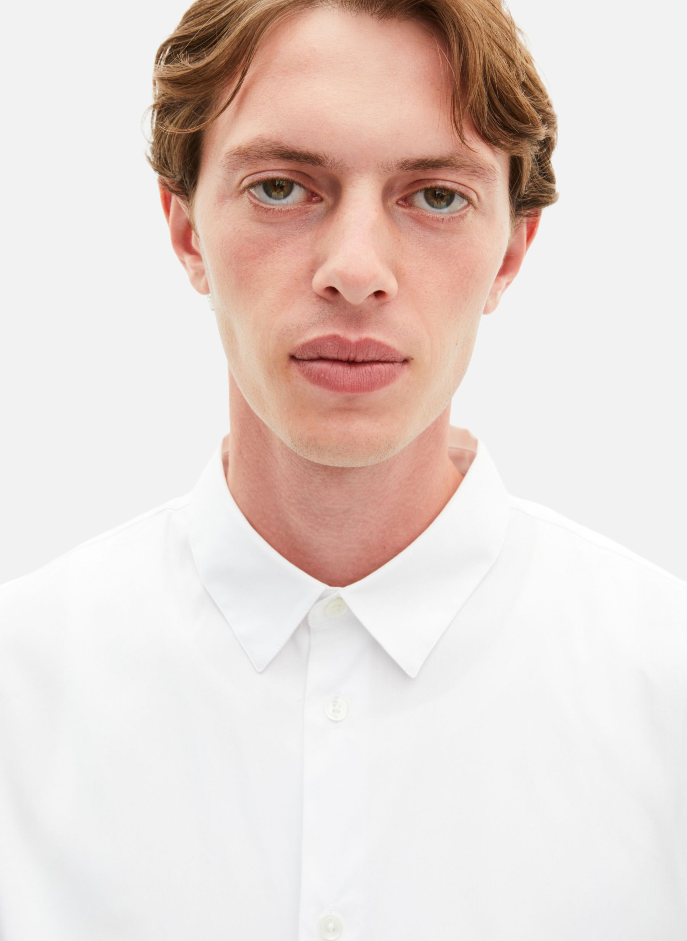 Chemise formelle slim en popeline THE KOOPLES Blanc