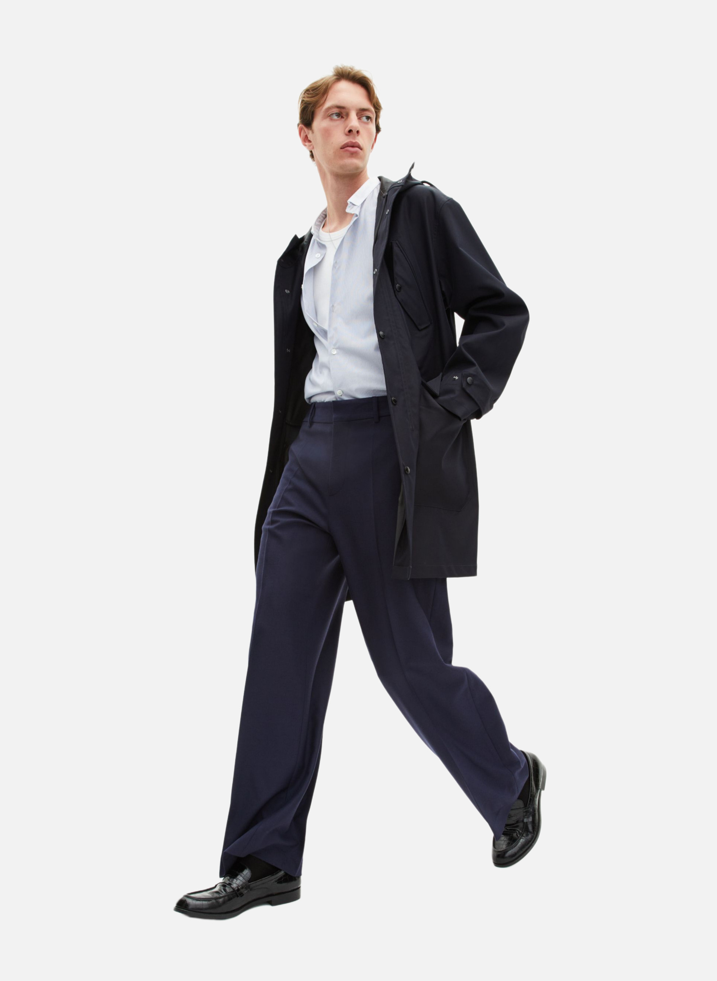 Parka à capuche THE KOOPLES Bleu