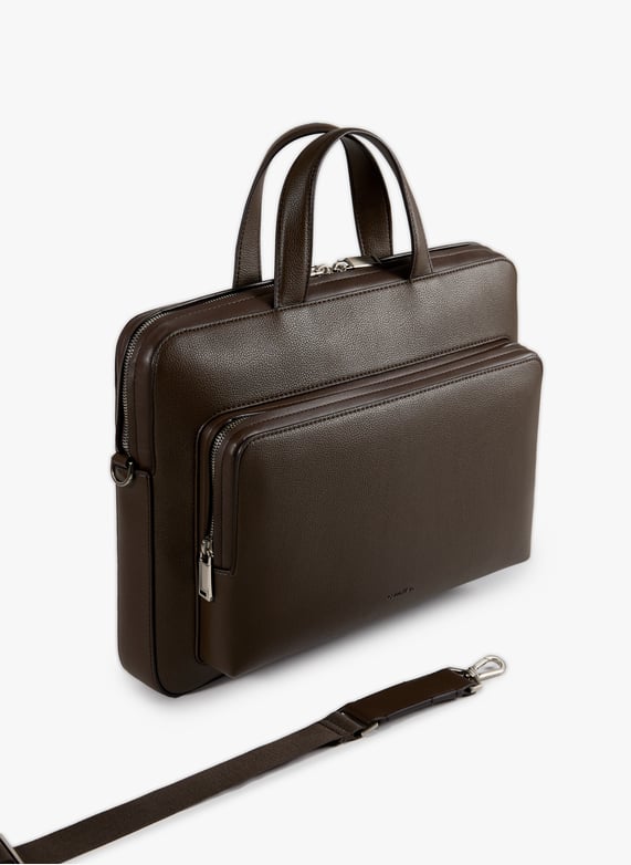 Porte-documents à bandoulière amovible | Brown by CALVIN KLEIN Porte-documents à bandoulière amovible Brown