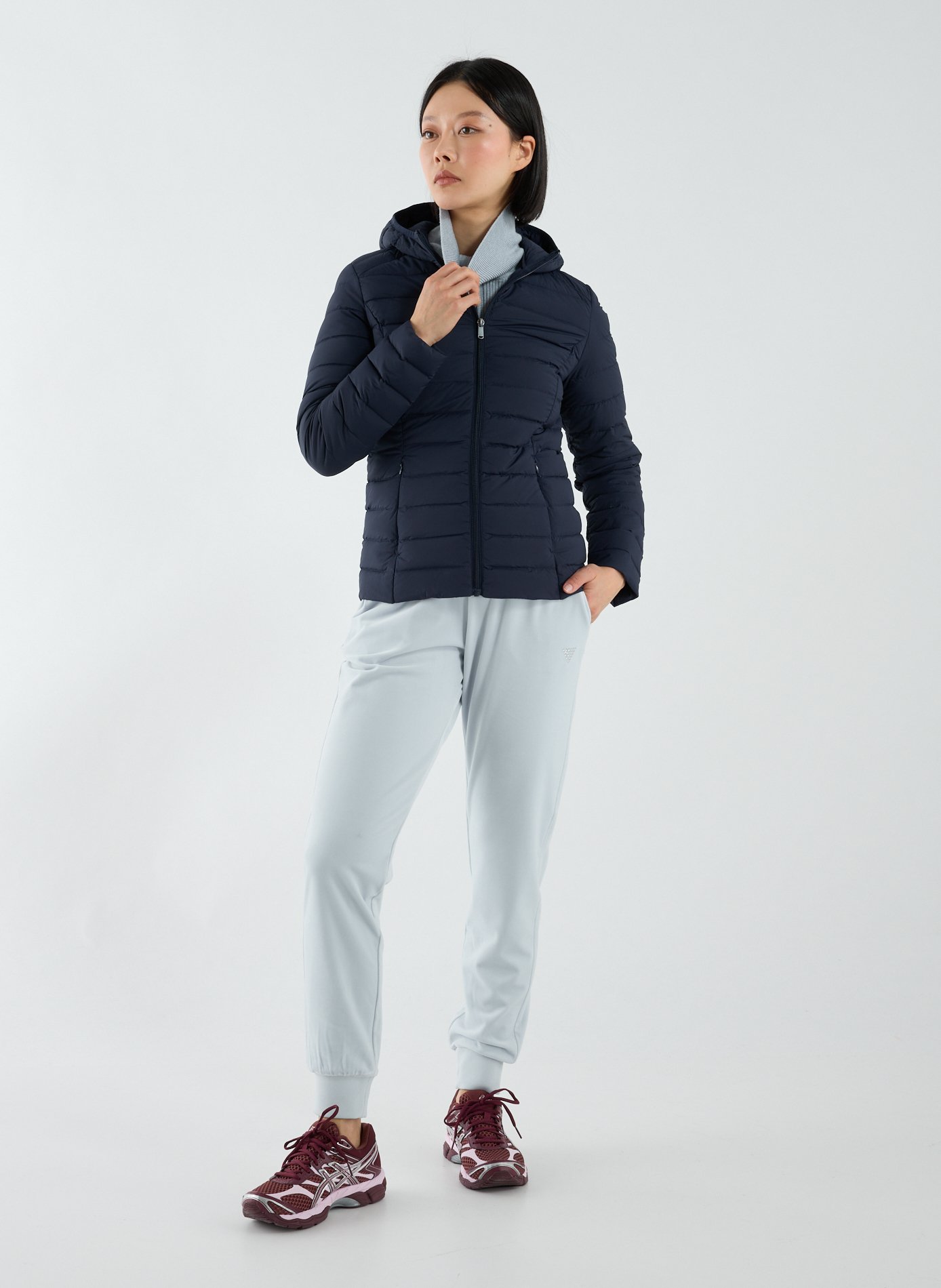 Velour track pants GUESS Beige