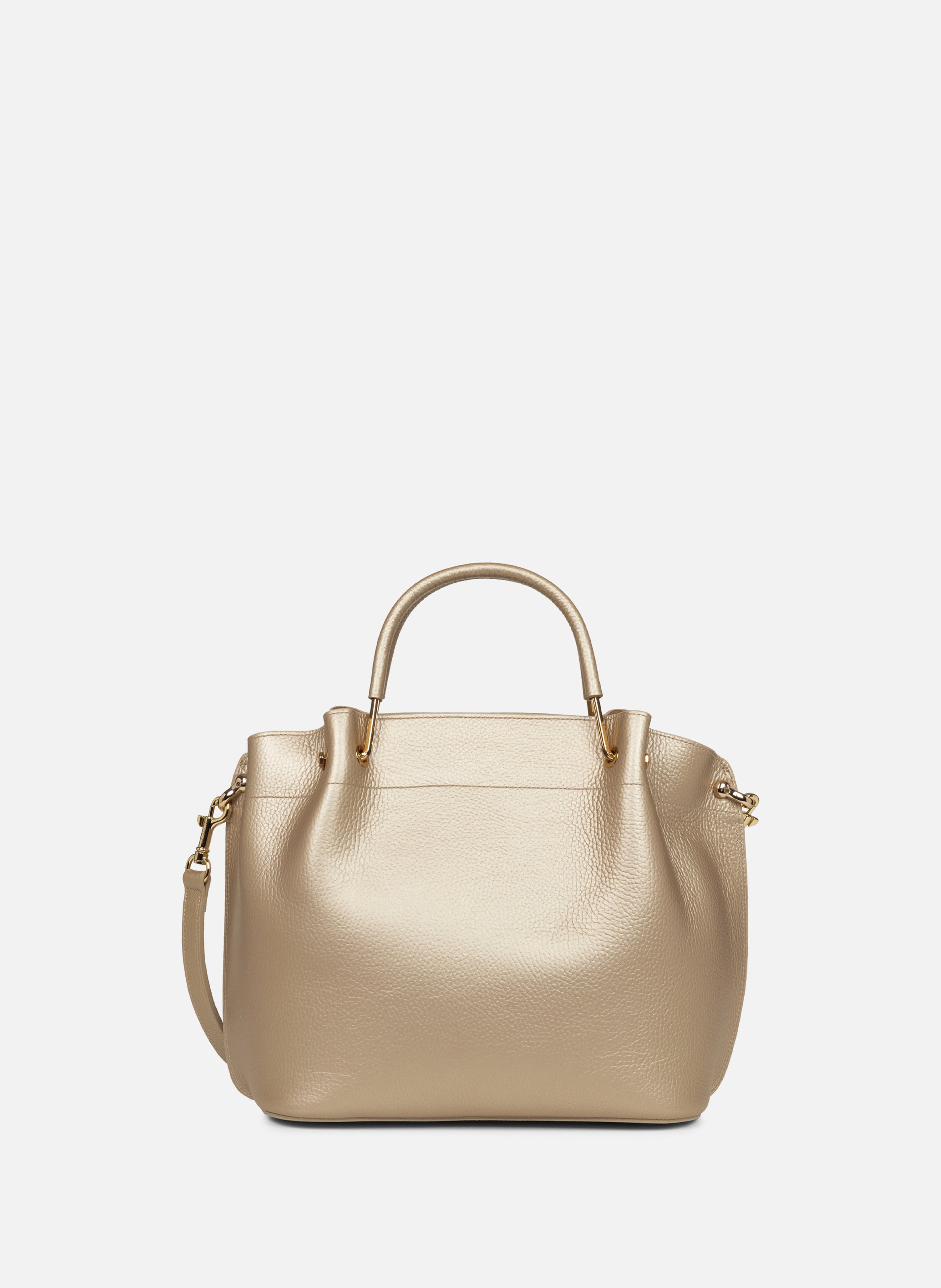 Large handbag - Foulonné Double LANCASTER Golden