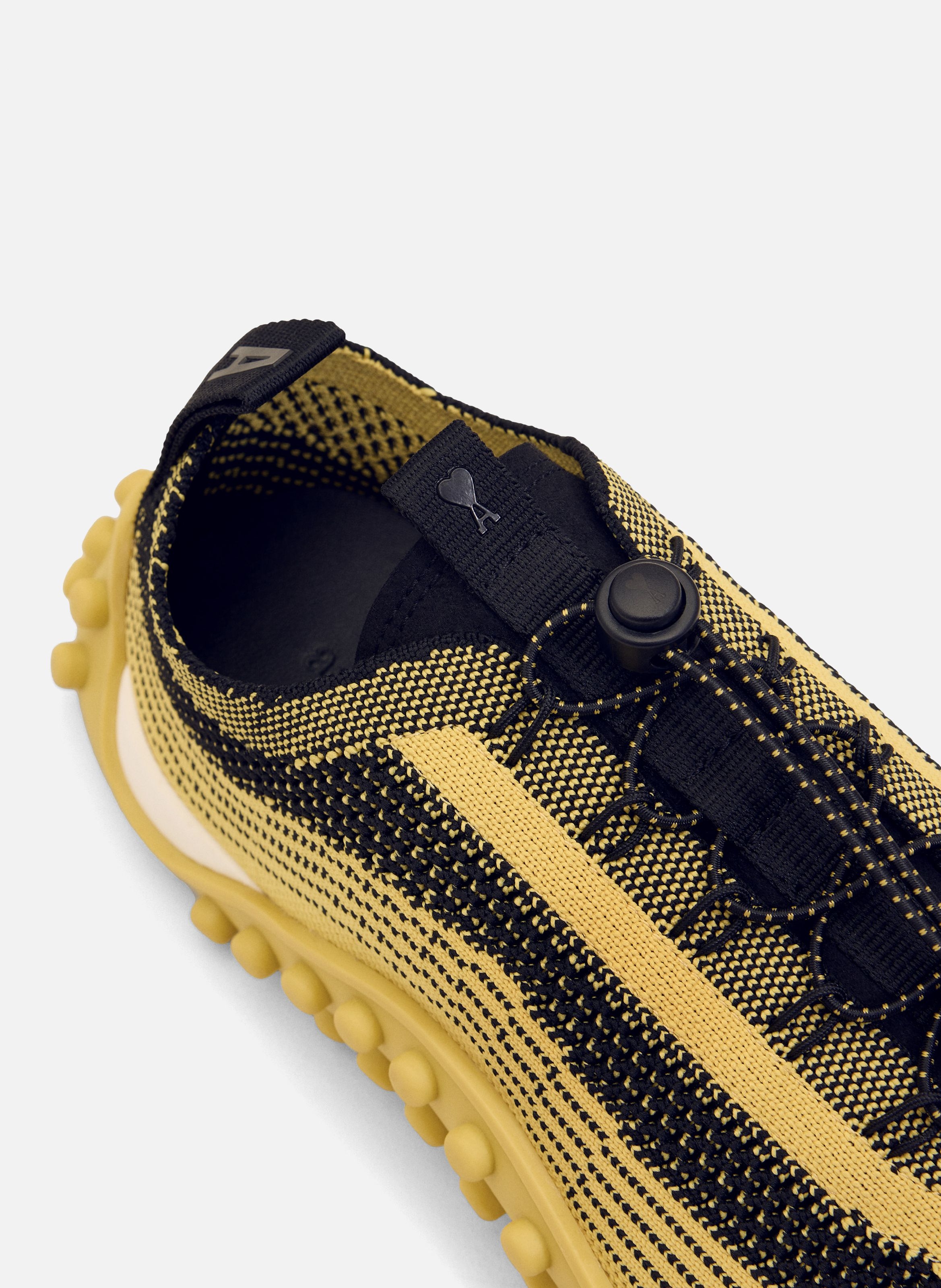 Sneakers mirage unisexes en maille AMI PARIS Jaune