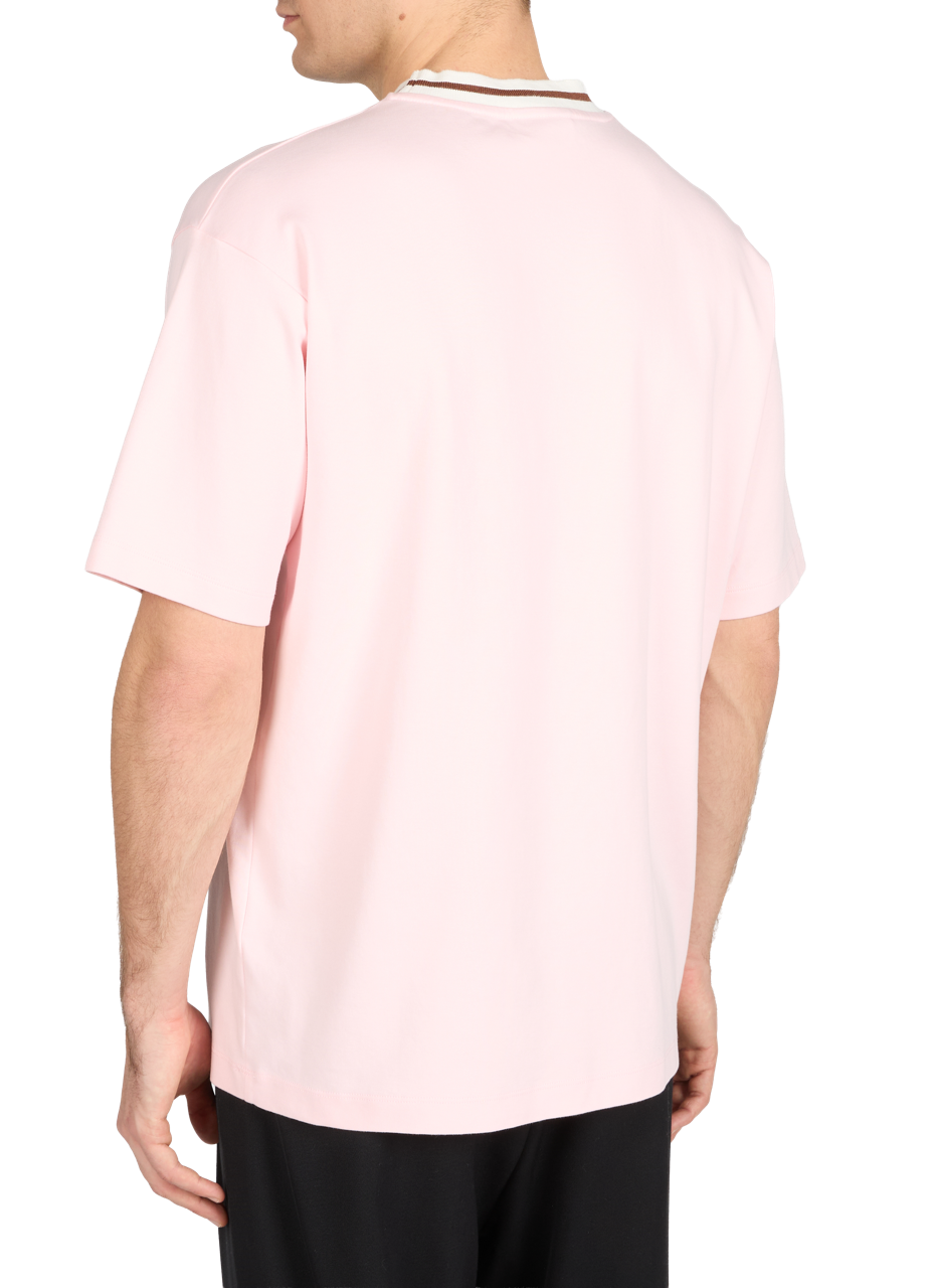 Classic Cotton T-Shirt DROLE DE MONSIEUR Pink