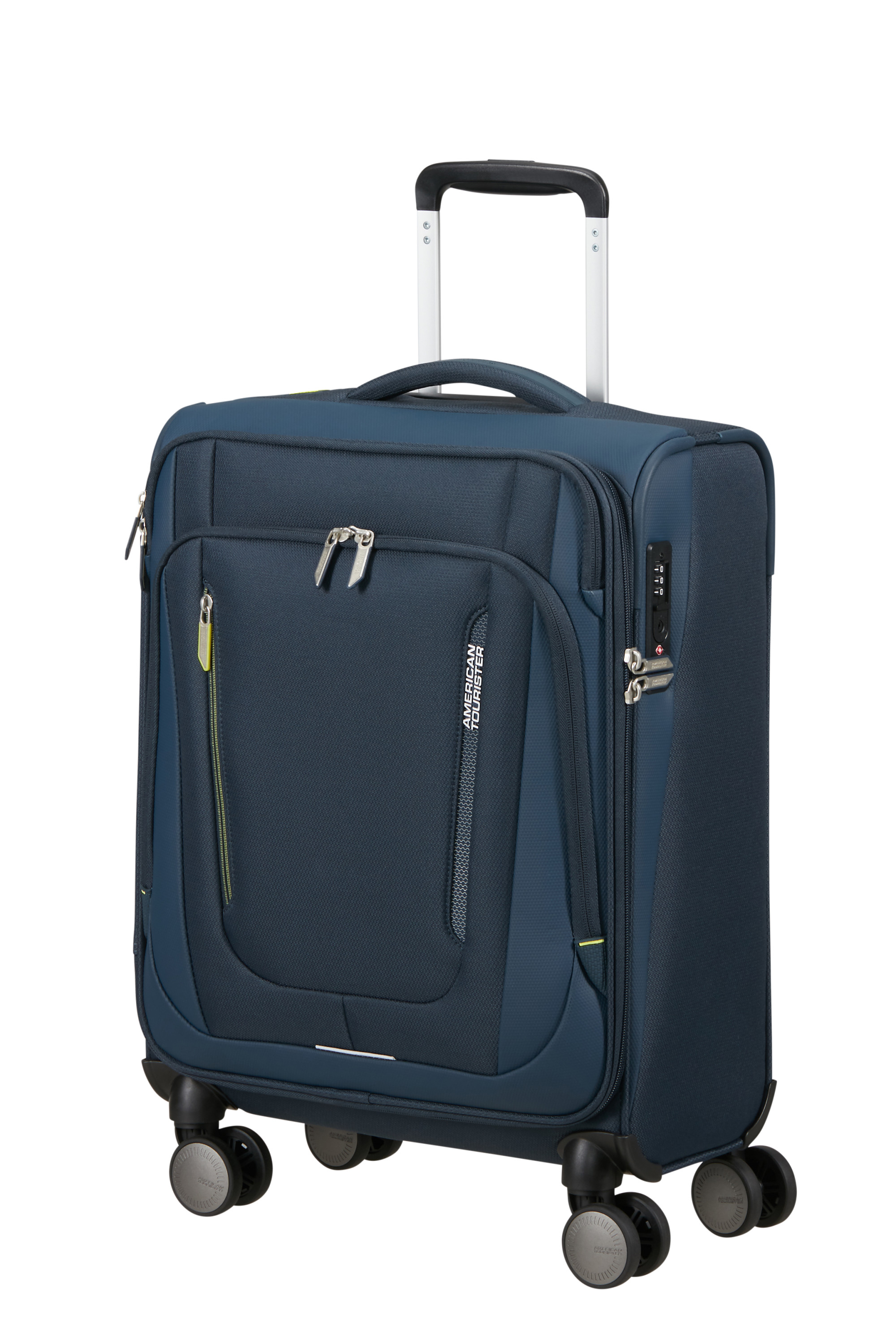 Wanderlite valise 4 roues taille s AMERICAN TOURISTER Bleu