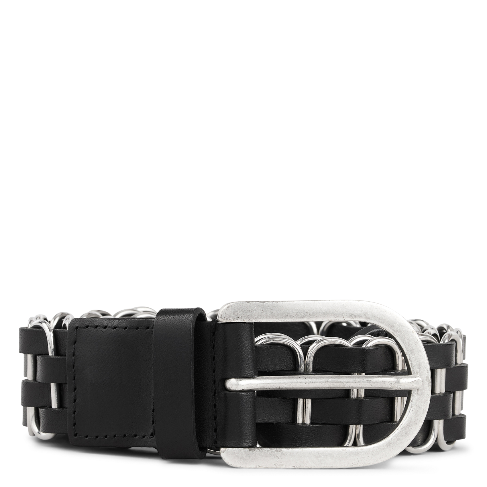 Ceinture en cuir beck BA&SH Noir