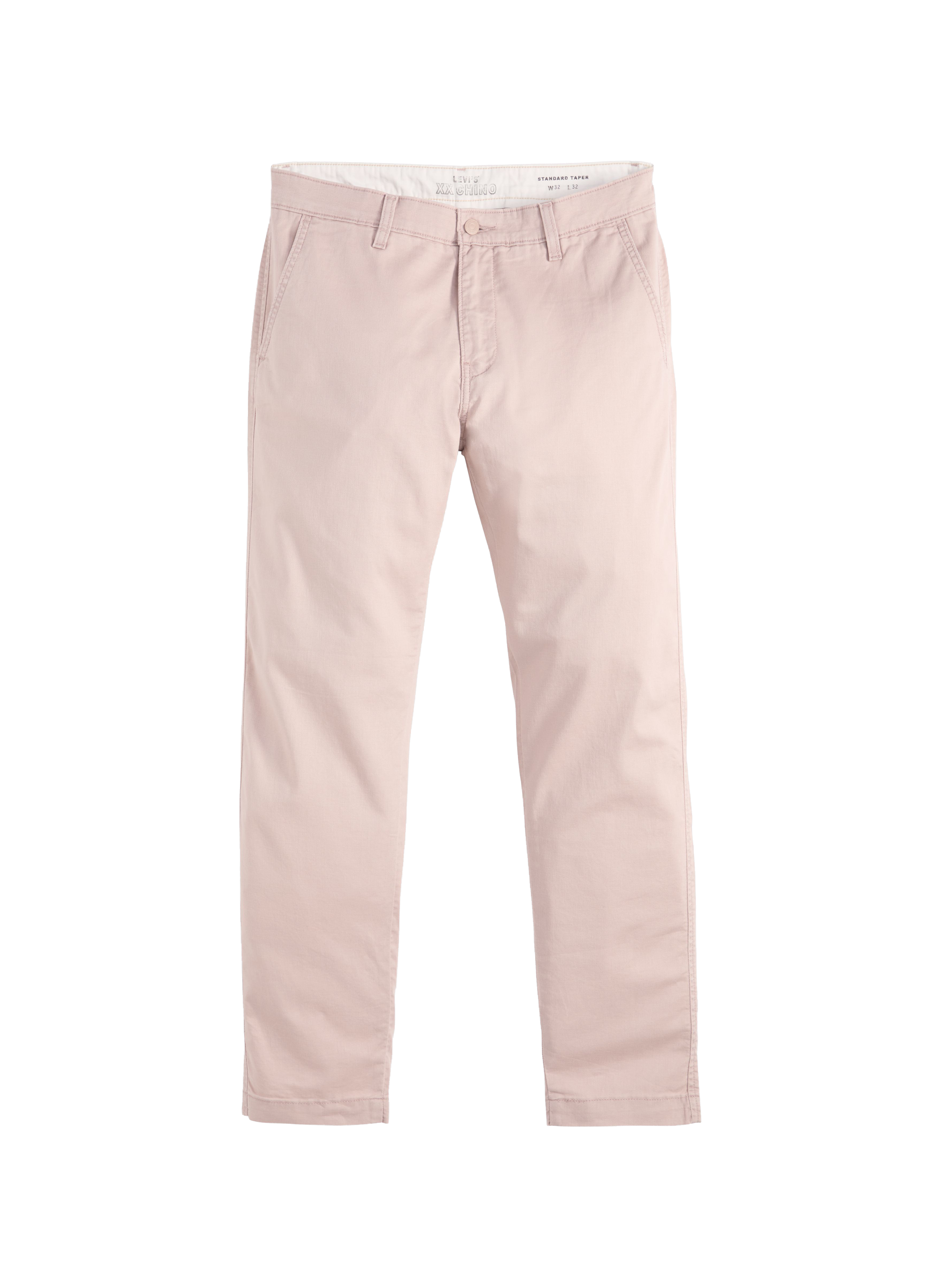 Straight pants in cotton and linen blend LEVI'S Pink