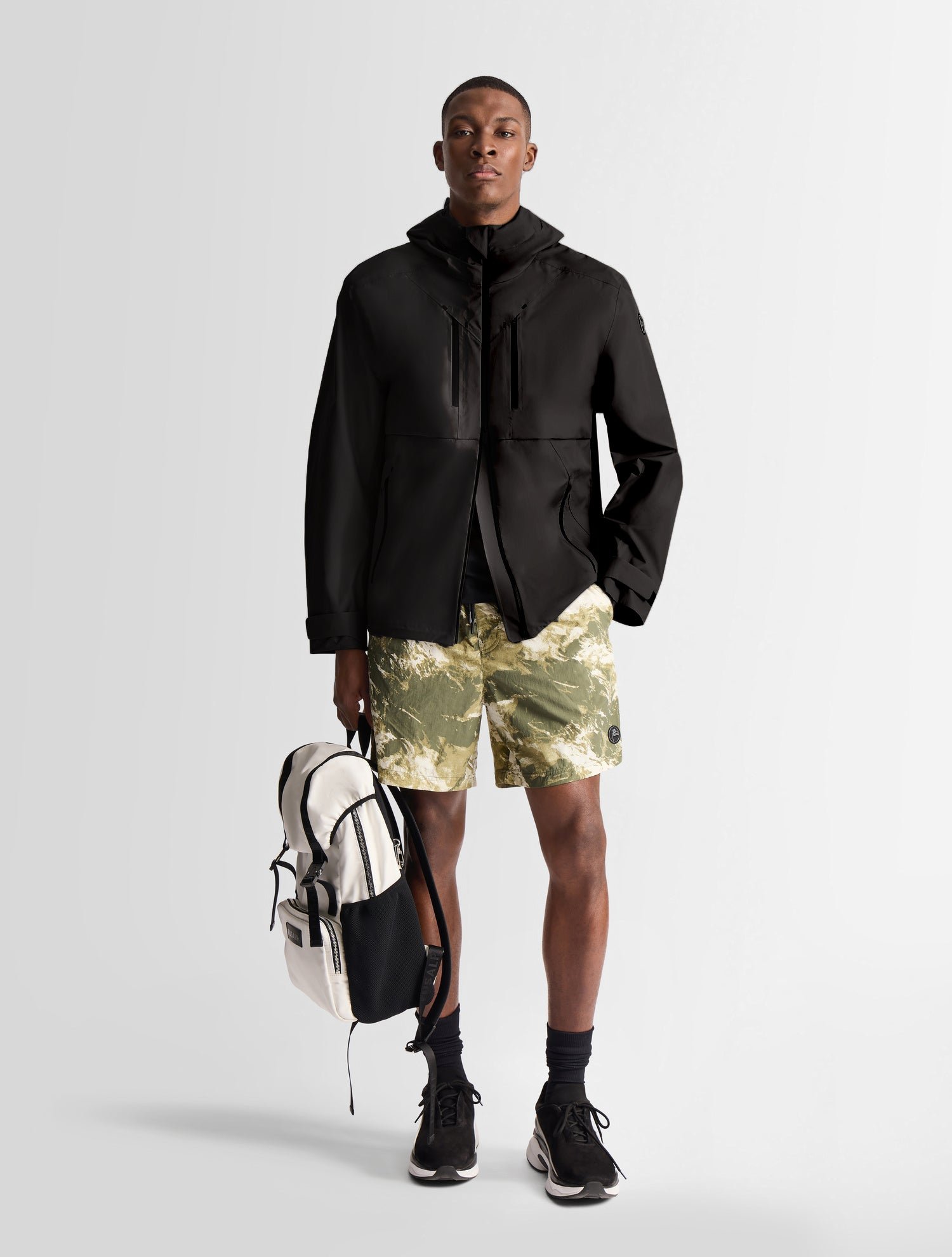 Veste brivor col capuche coupe regular FUSALP Noir