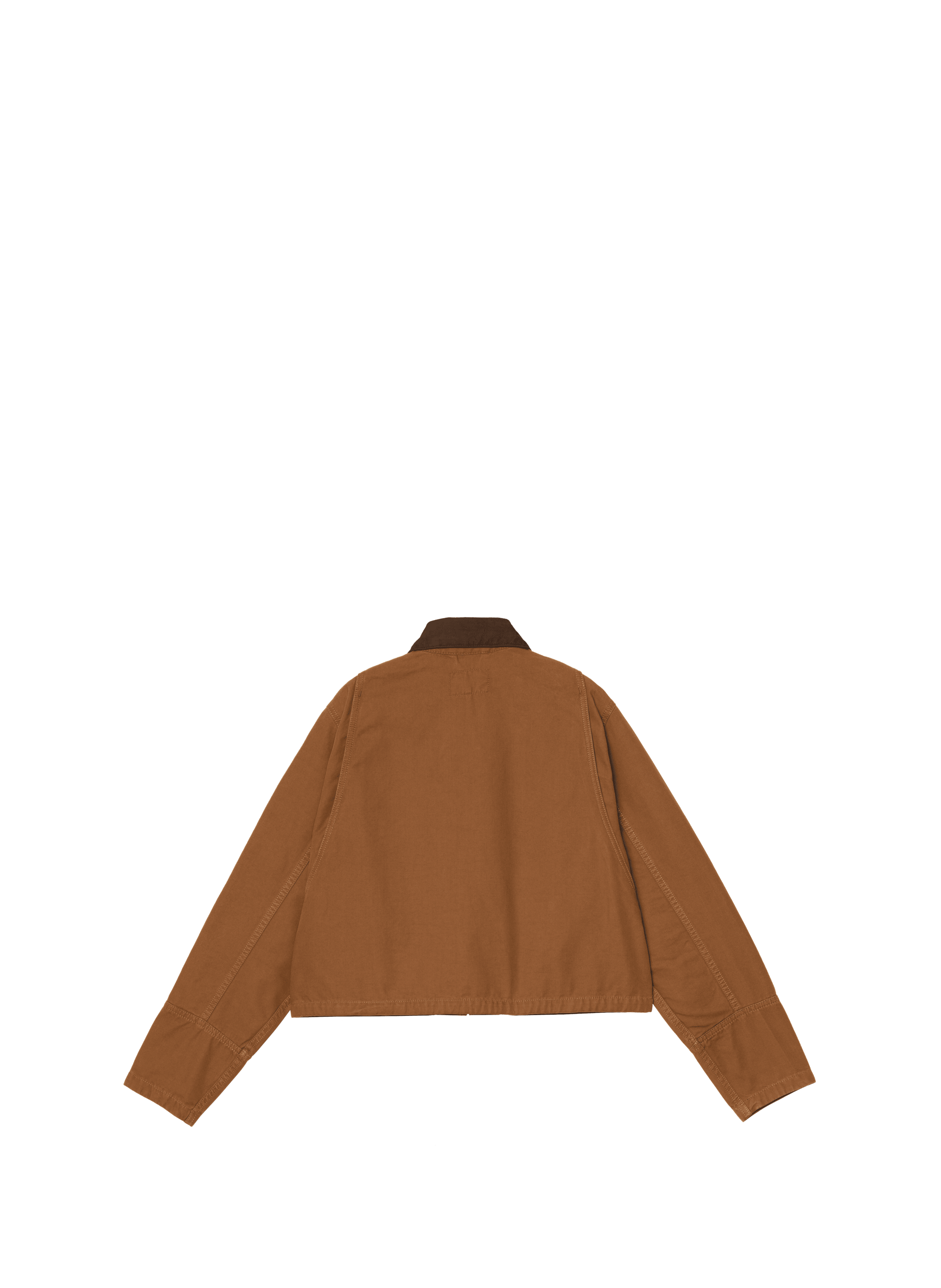 Veste droite avec col côtelé CARHARTT WIP Marron