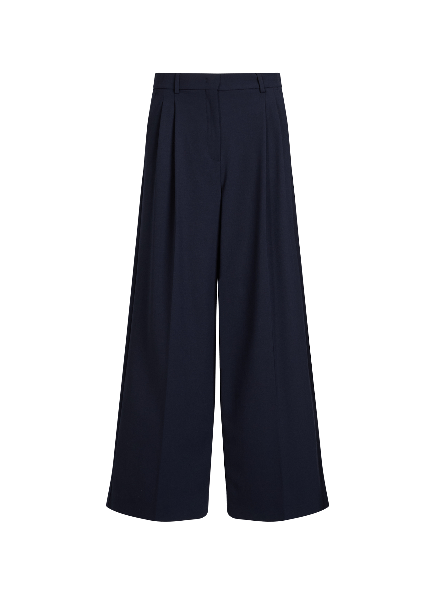 Pantalon droit uni MAX MARA WEEK END Bleu