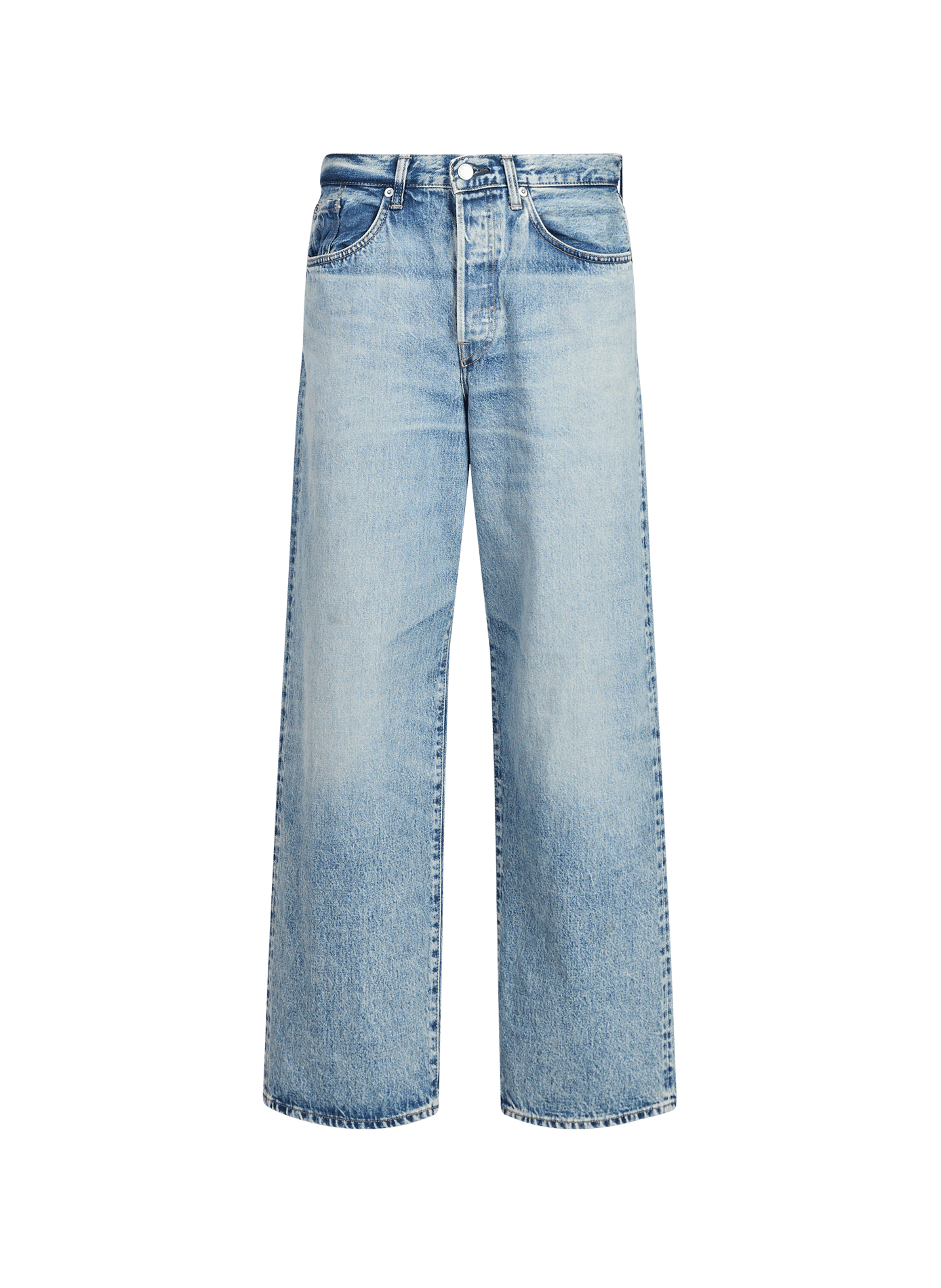 Pantalón ancho de algodón EDWIN Azul