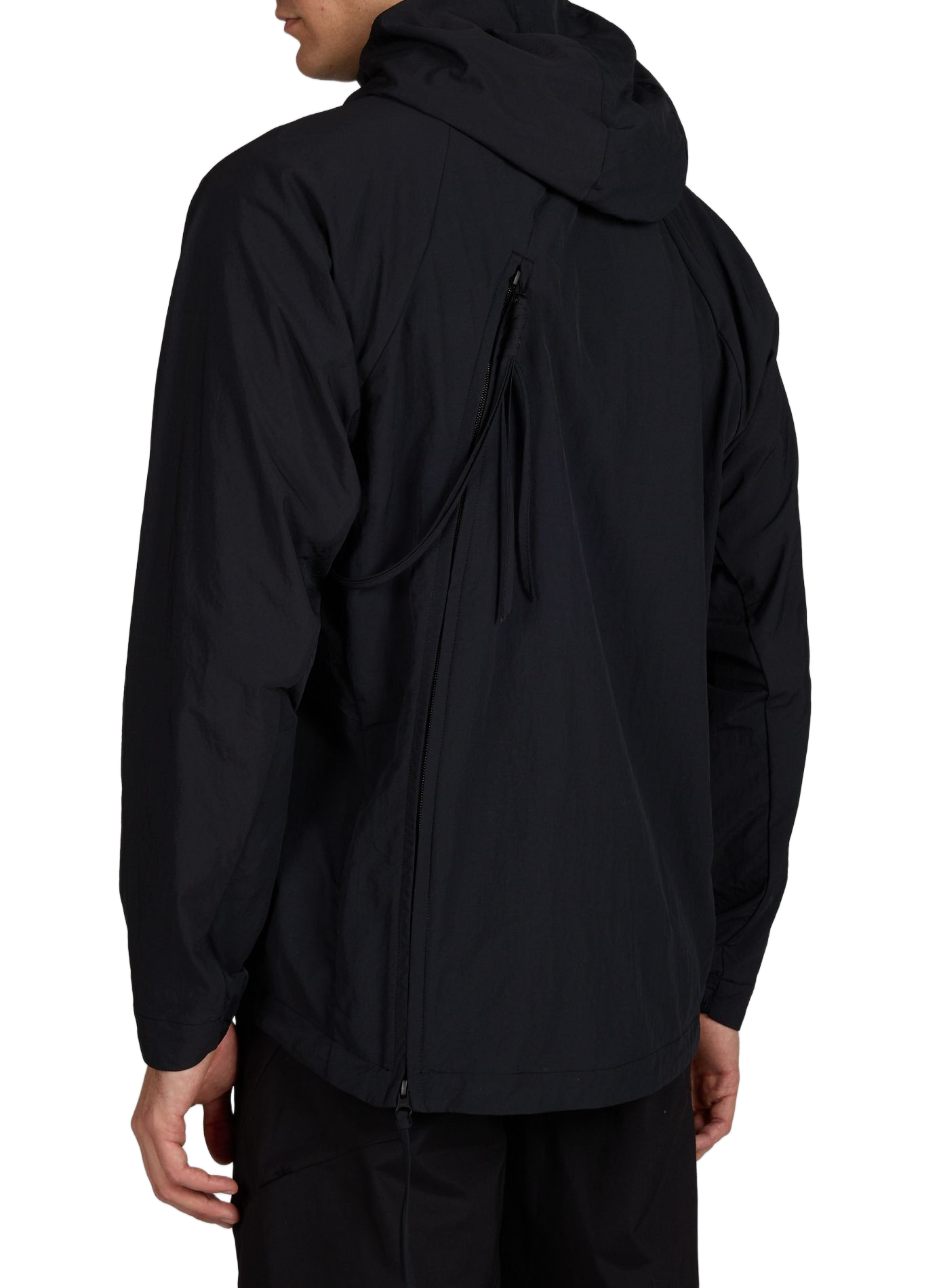 Veste à capuche à ouverture zippée à l'arrière POST ARCHIVE FACTION Noir