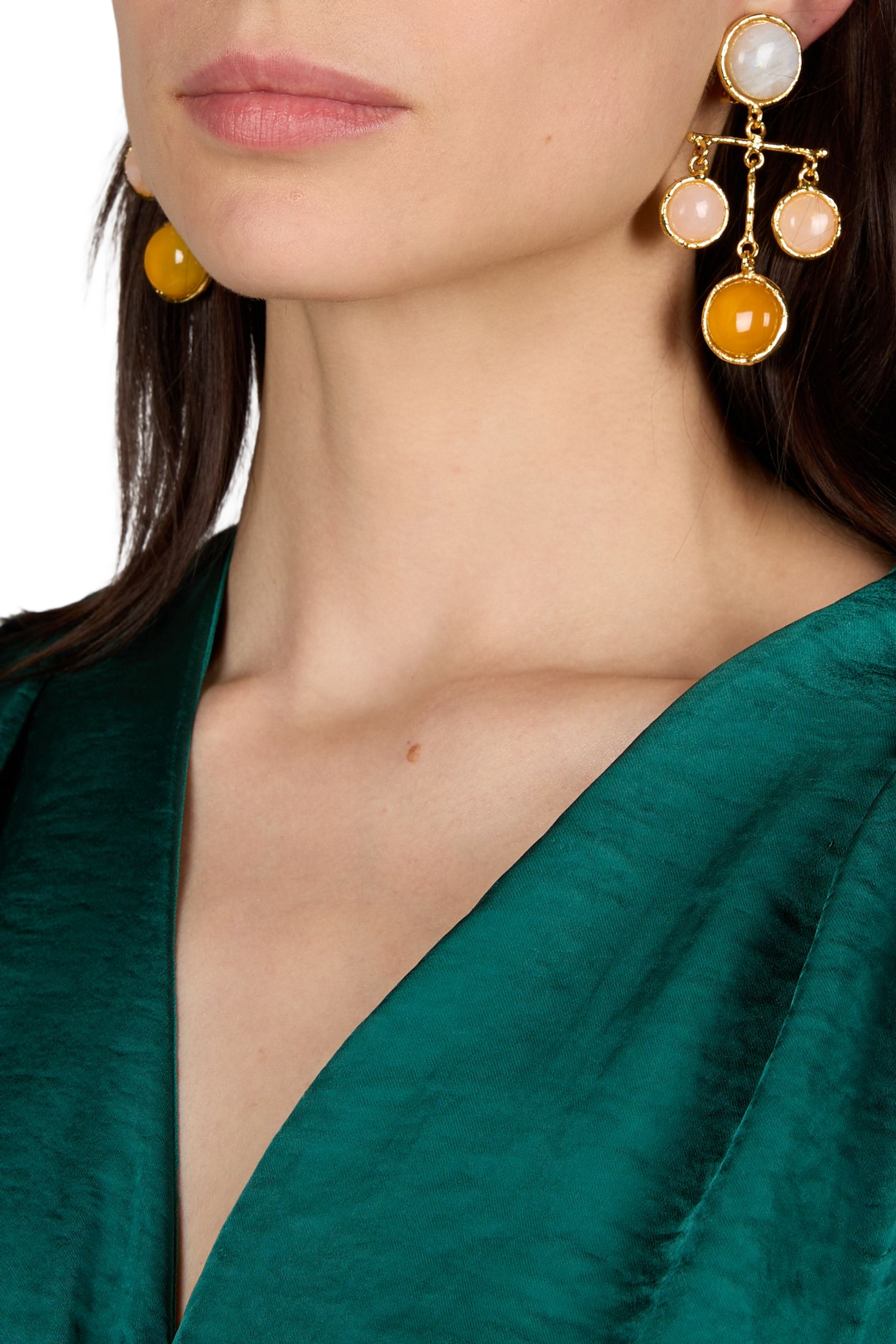 Hangers oorbellen Libra SYLVIA TOLEDANO Blauw
