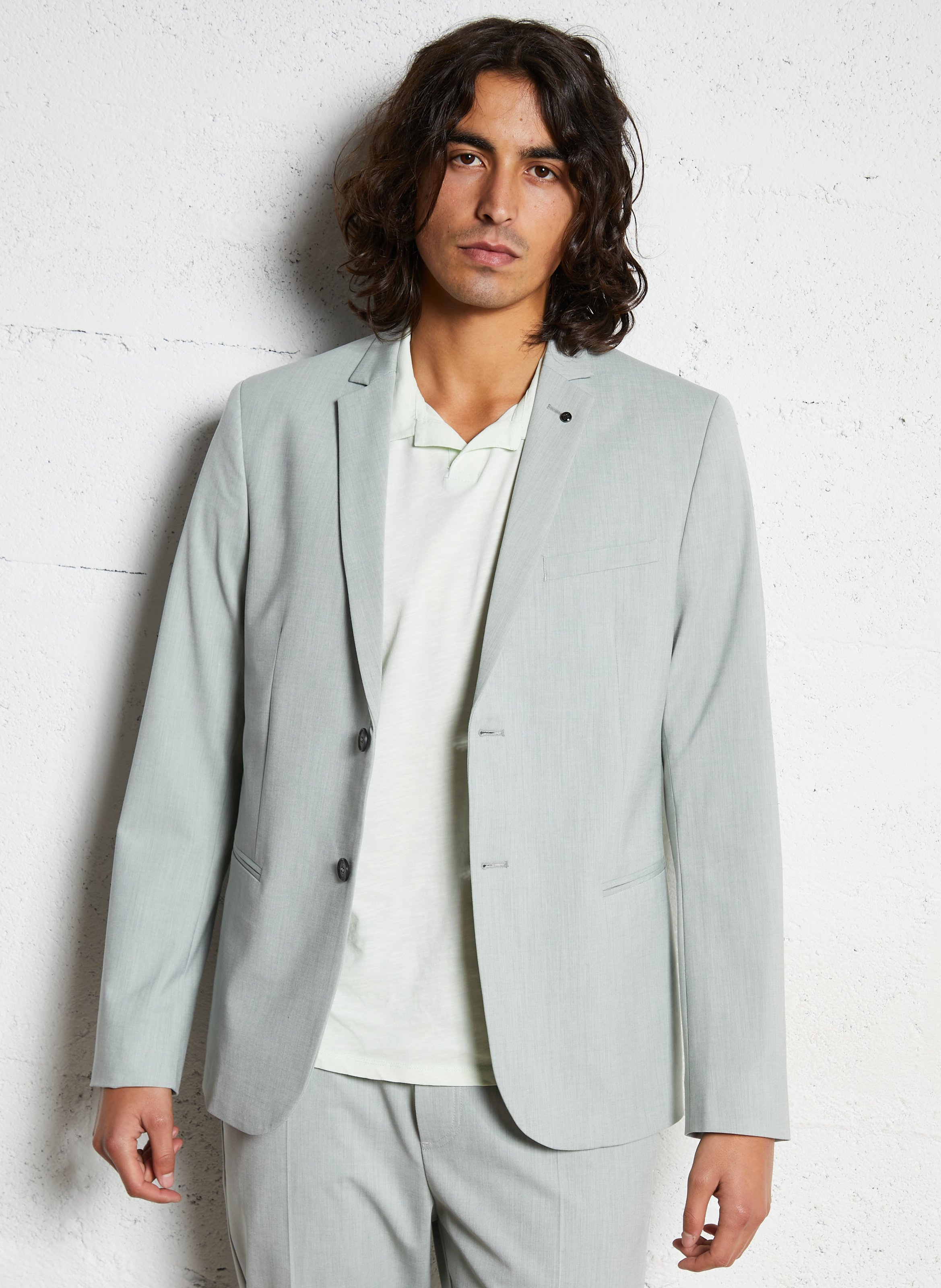 Veste tailleur droite IKKS Vert