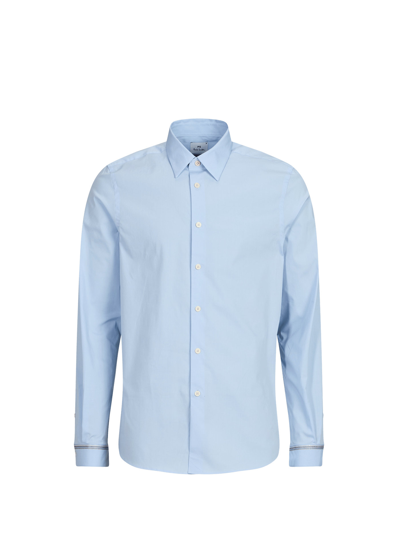 Straight cotton-blend shirt PAUL SMITH Blue