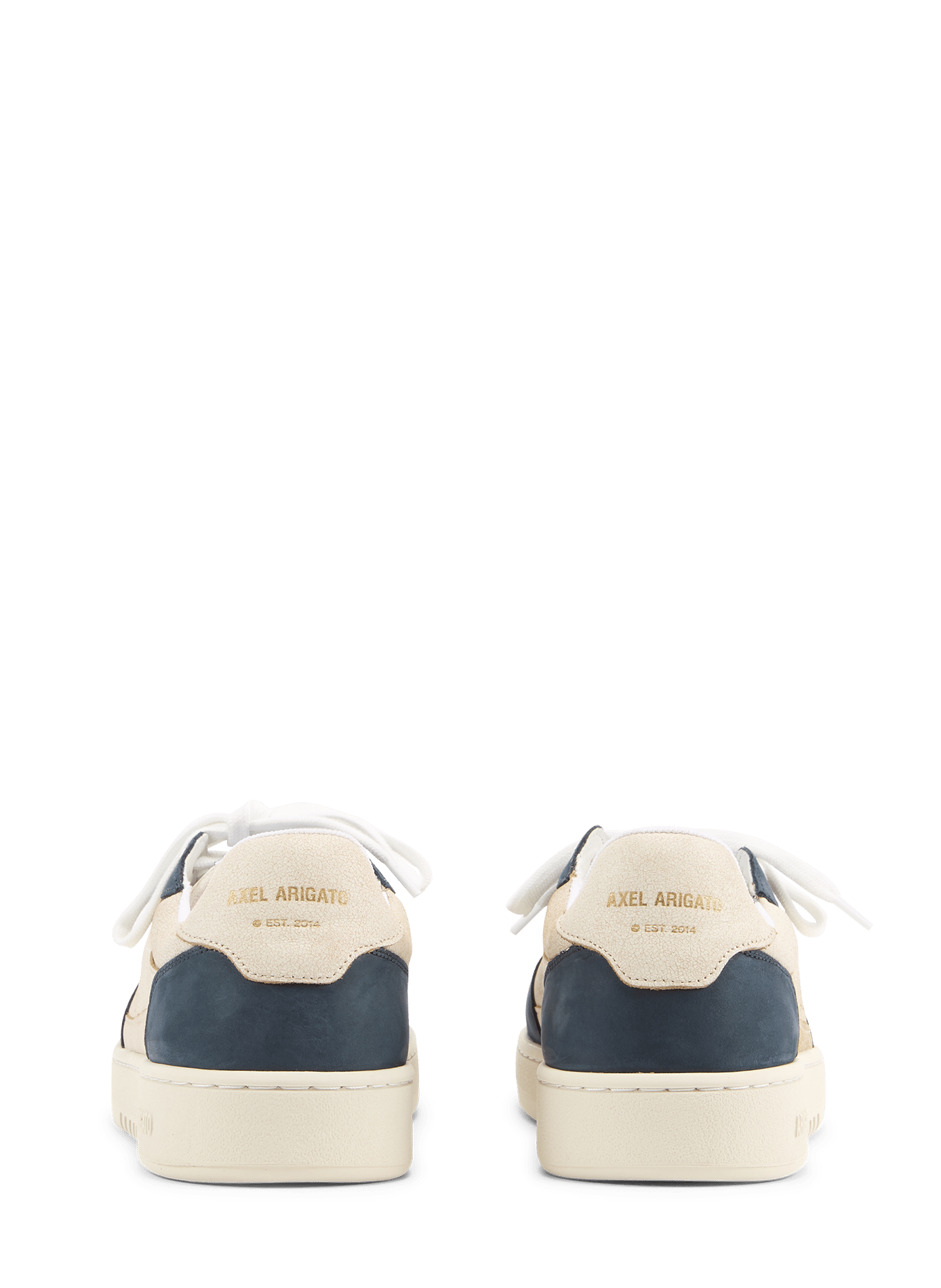 Mixed leather low-top sneakers AXEL ARIGATO Multicolour