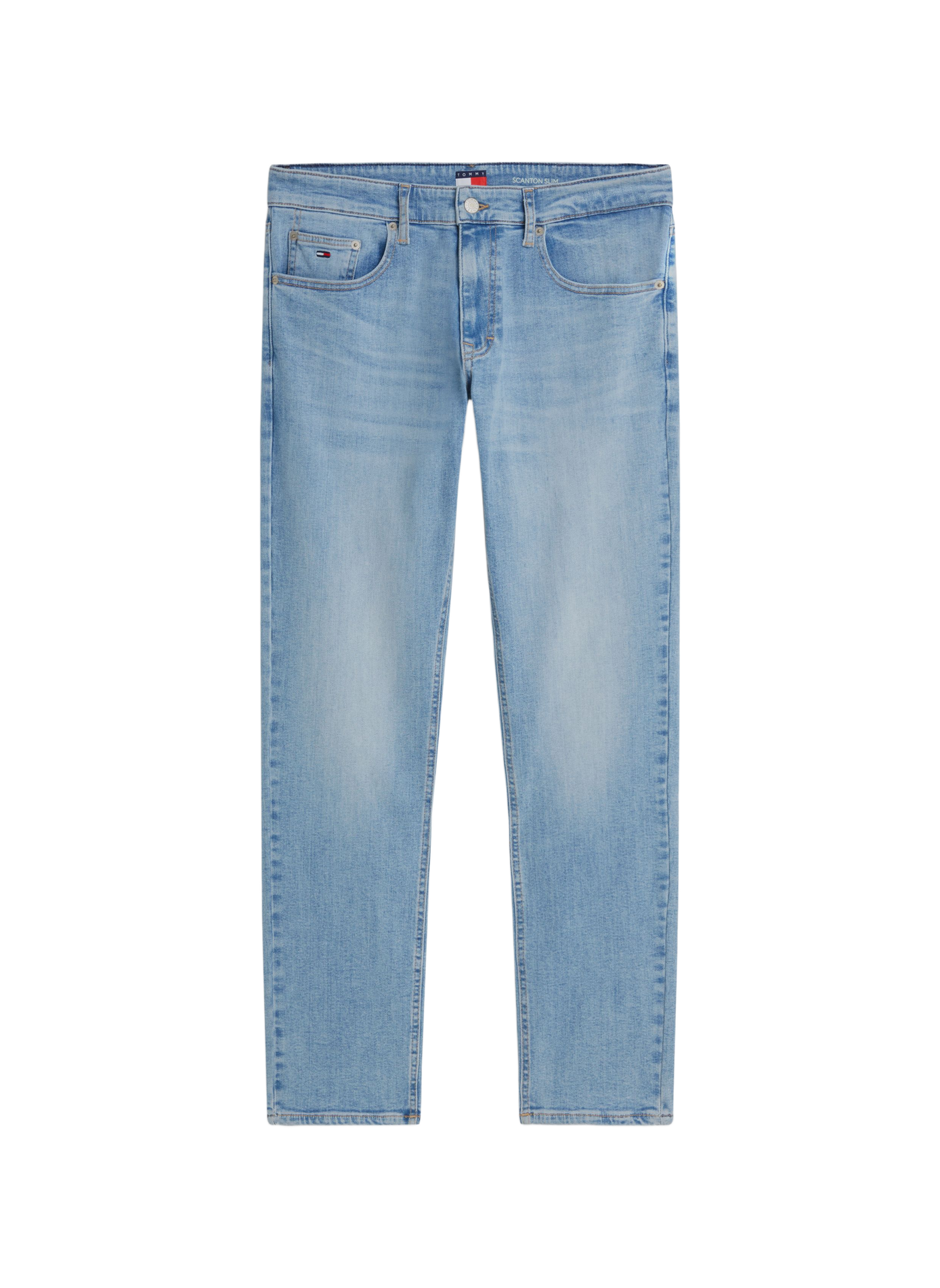 Washed straight-fit jeans TOMMY HILFIGER Blue