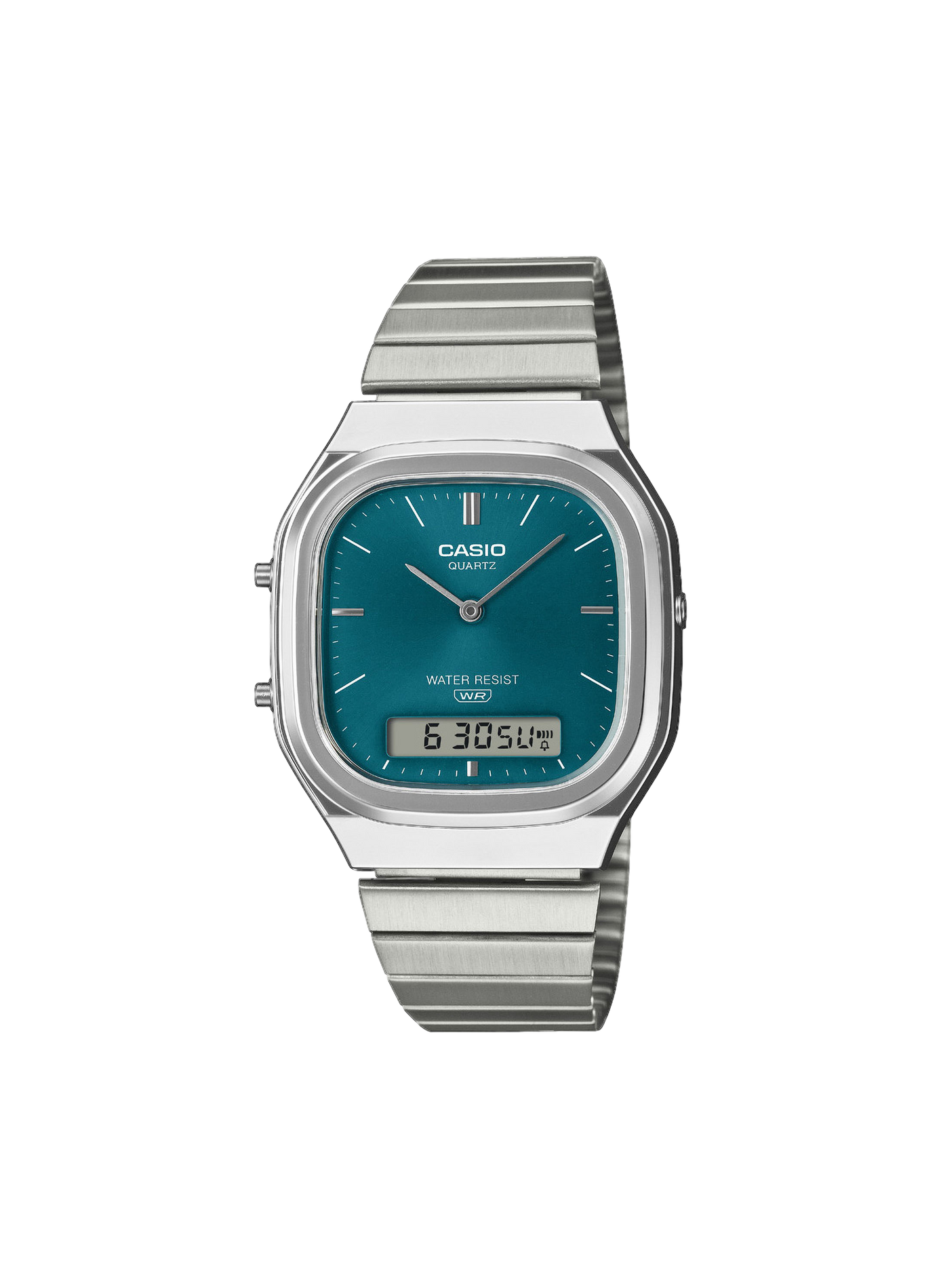 Casio Vintage stainless steel quartz watch CASIO Green