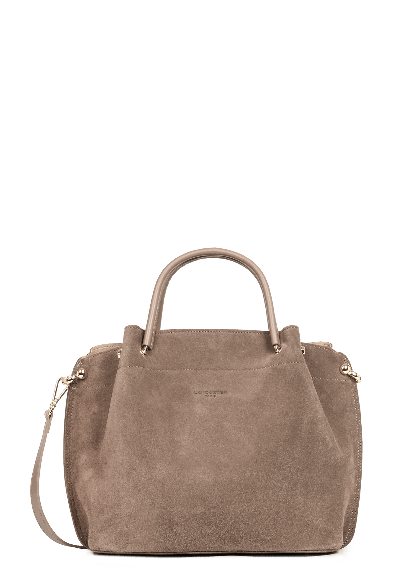 Grand sac à main - suède louisa LANCASTER Marron