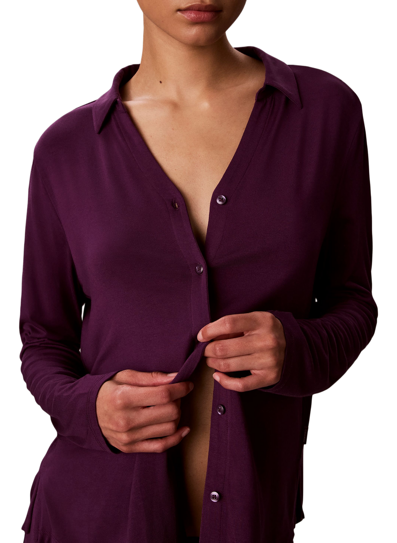 Einteiliger Schlafanzug CALVIN KLEIN Violett