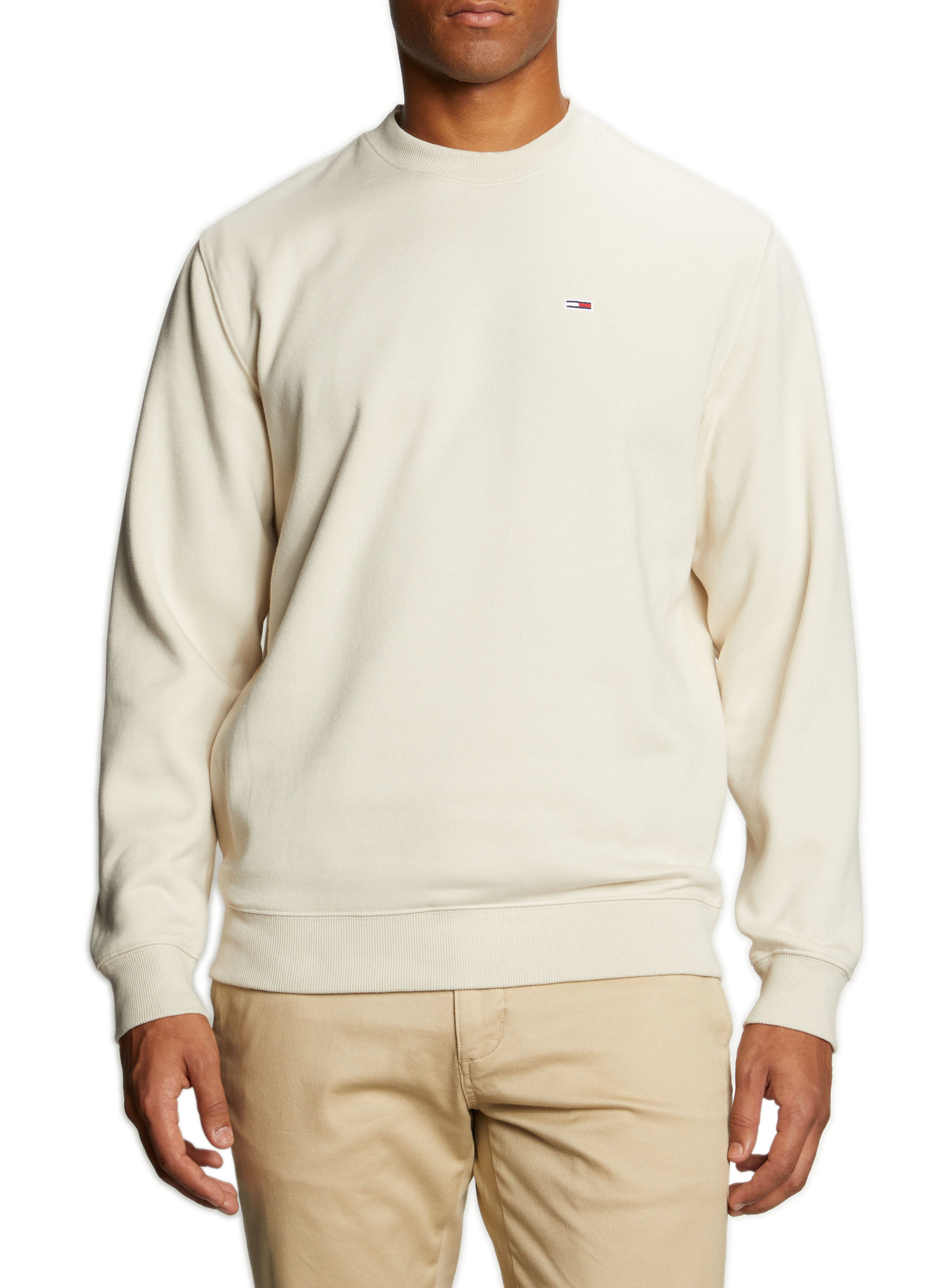 Baumwoll-Sweatshirt TOMMY HILFIGER Beige