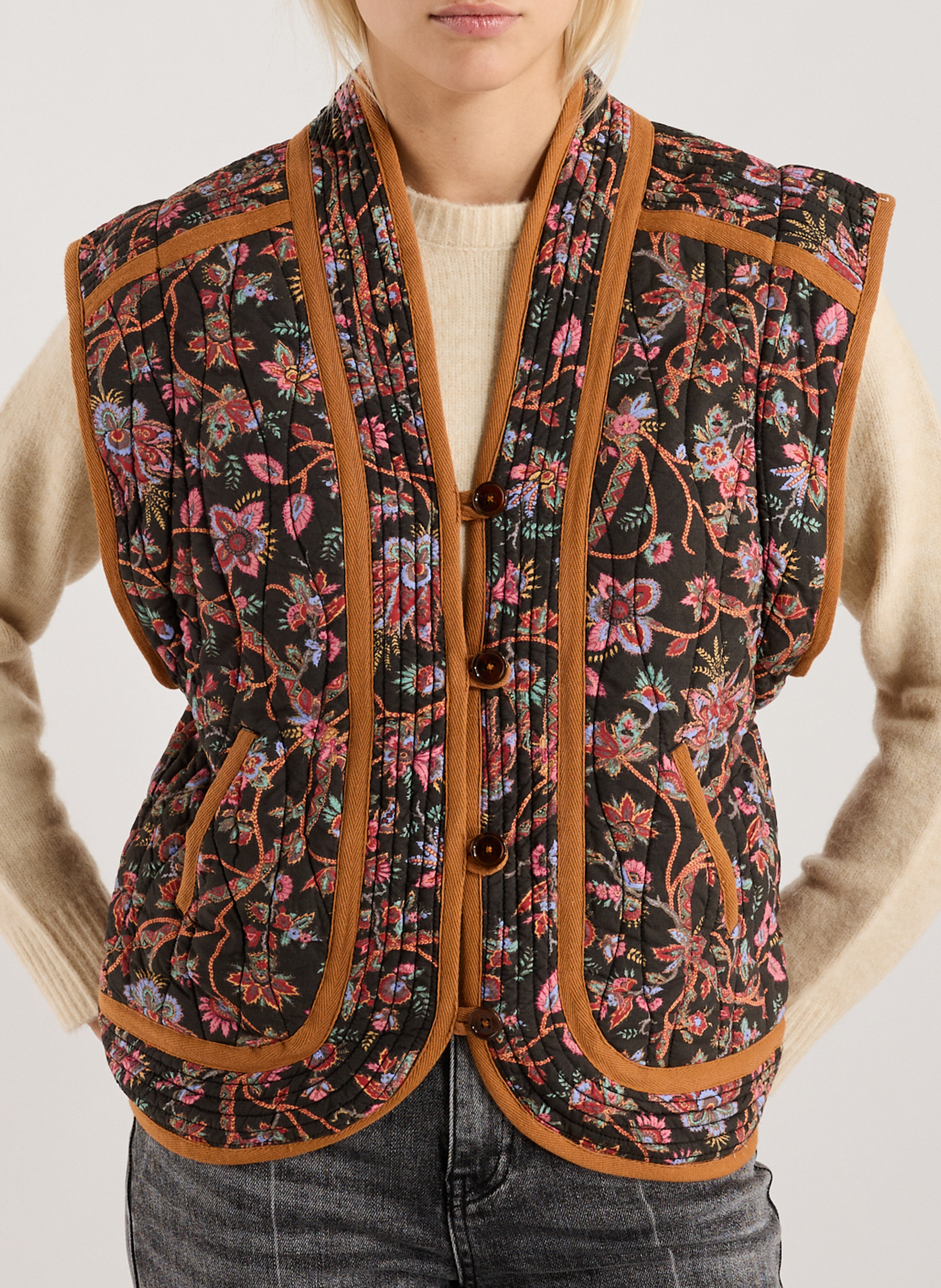 Omkeerbare bloemenprint jas LOUISE MISHA Veelkleurig