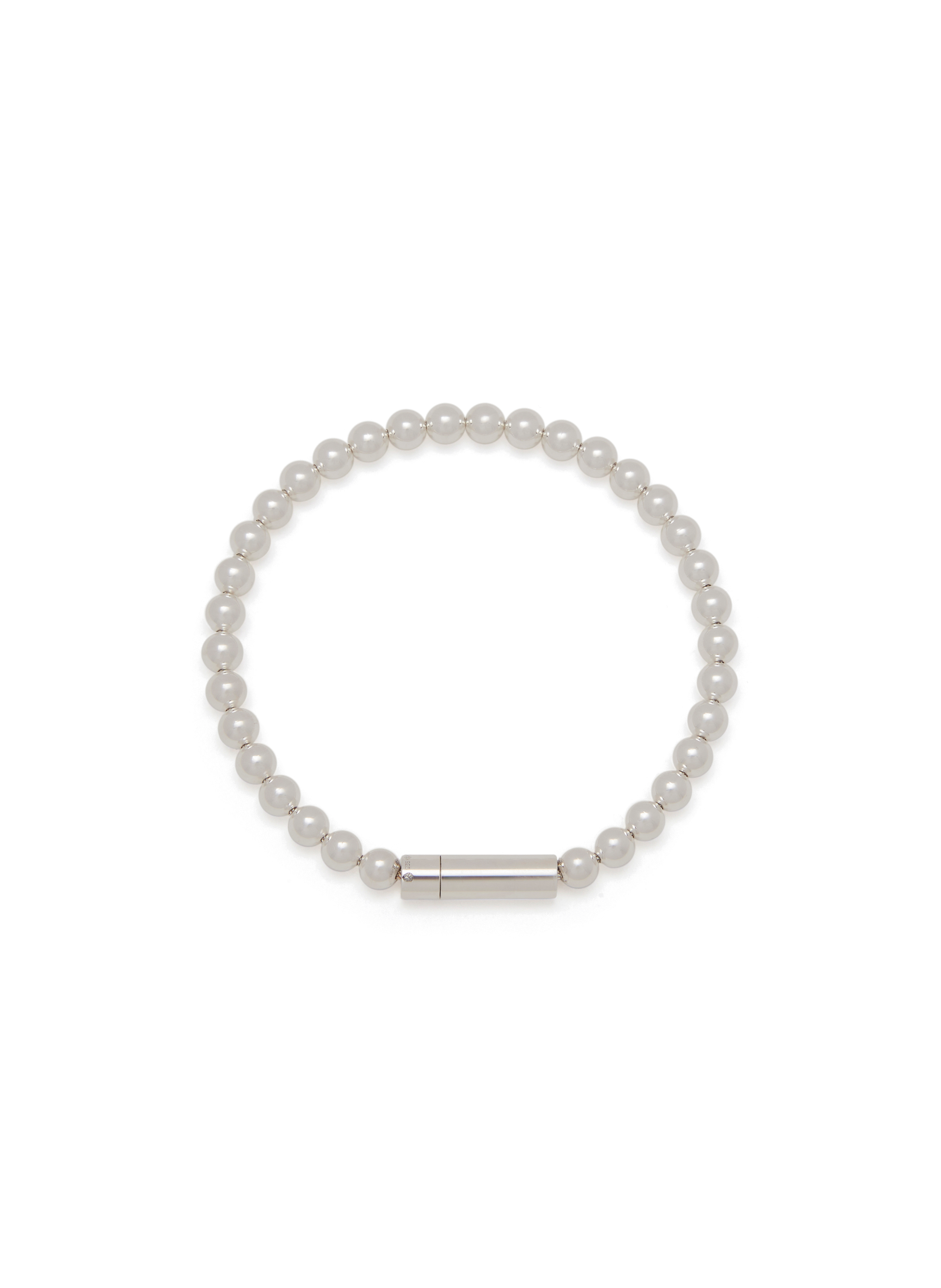 LE GRAMME ?Le 25 Grammes? Silver Bead Bracelet Silver