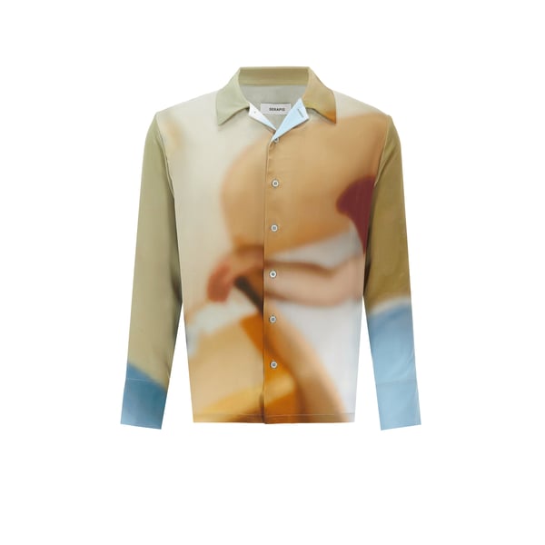 Chemise à imprimé en soie